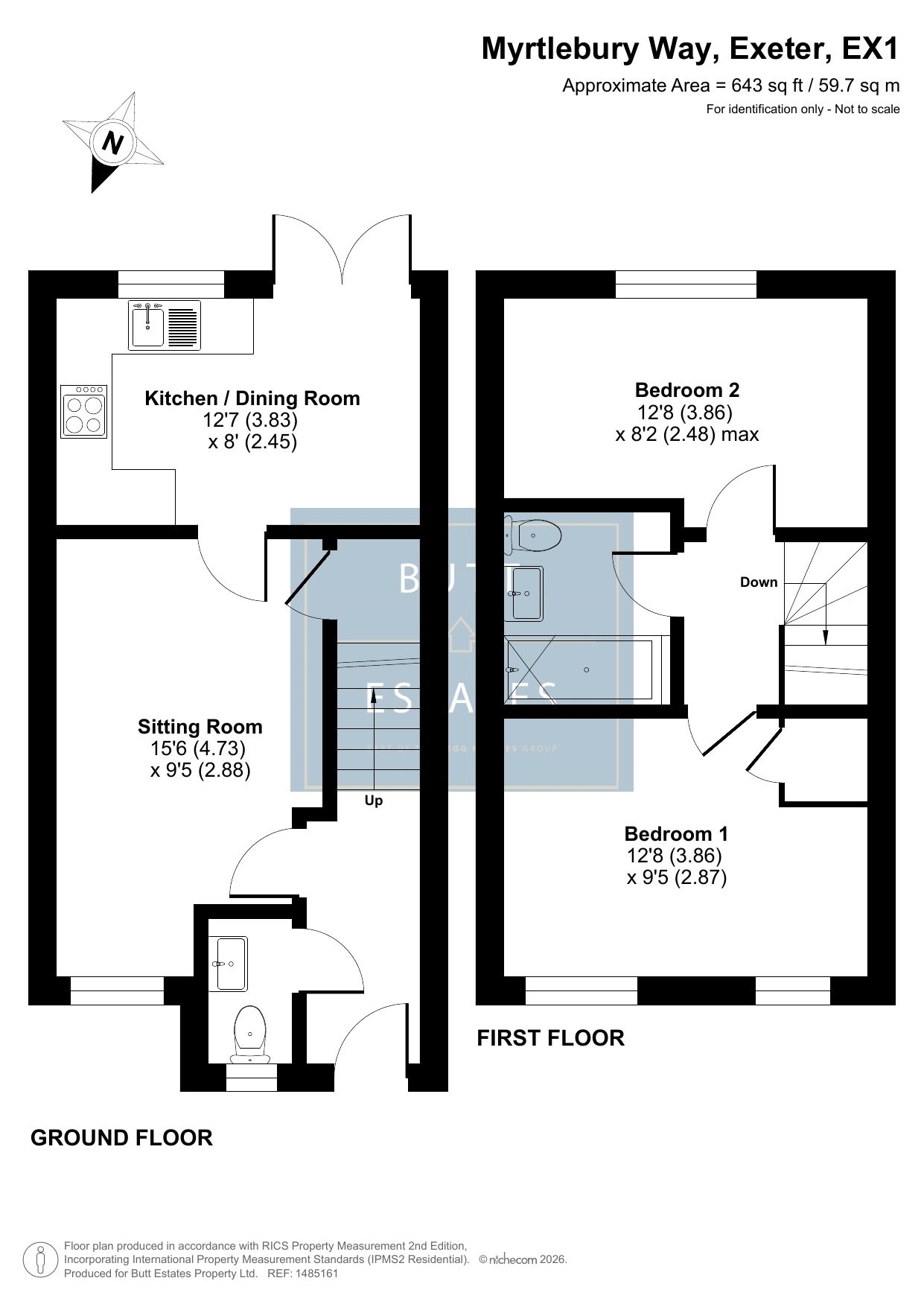 164 Myrtlebury Way, Exeter floorplan