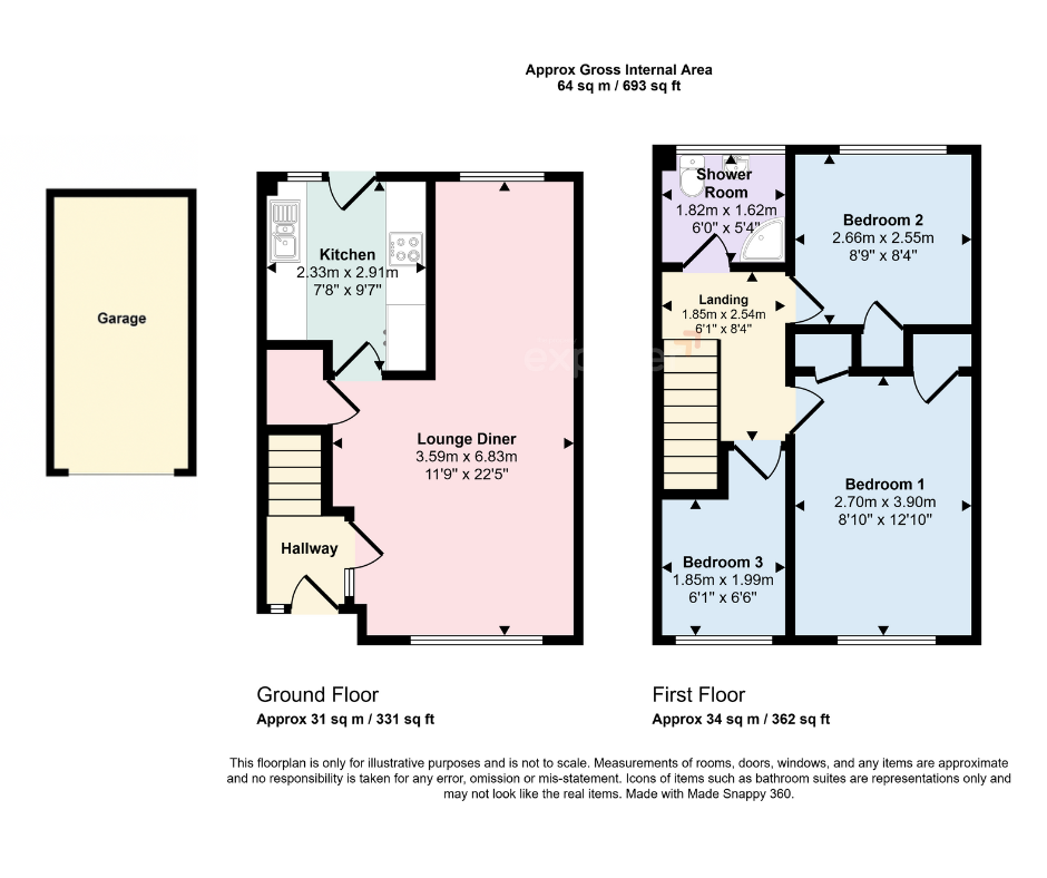 8, Simmons Walk, Basingstoke floorplan
