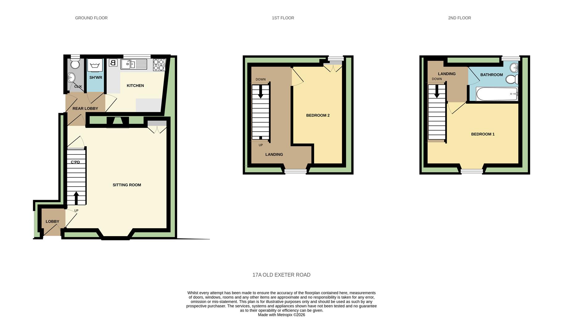 17A, Old Exeter Road, Tavistock floorplan
