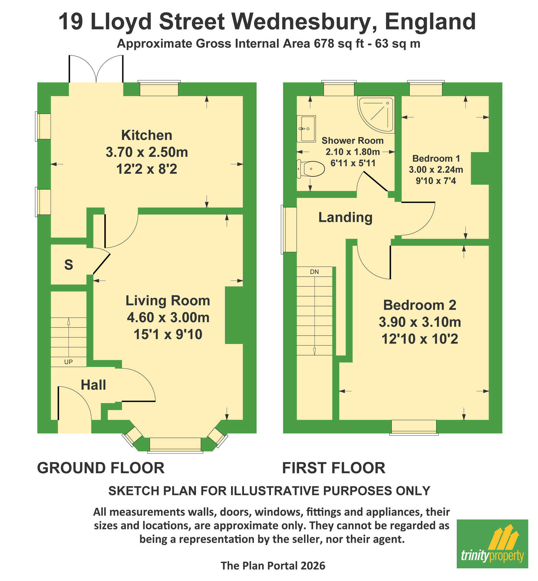 19 Lloyd Street, Wednesbury floorplan