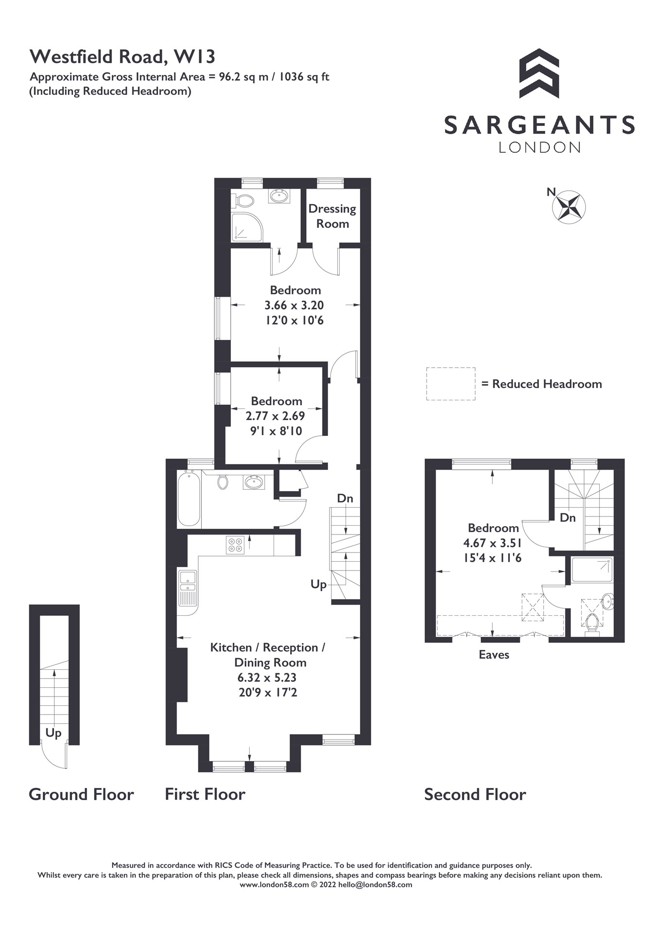 Westfield Road, Ealing W13, 3 bedroom flat for sale 63996186