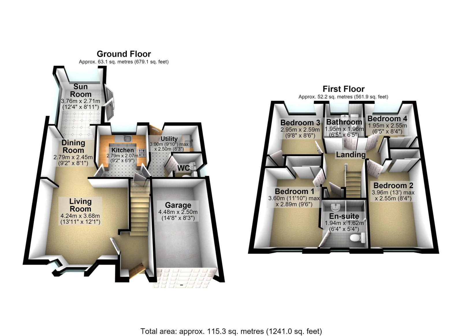 7, Leyland Grove, Crewe floorplan