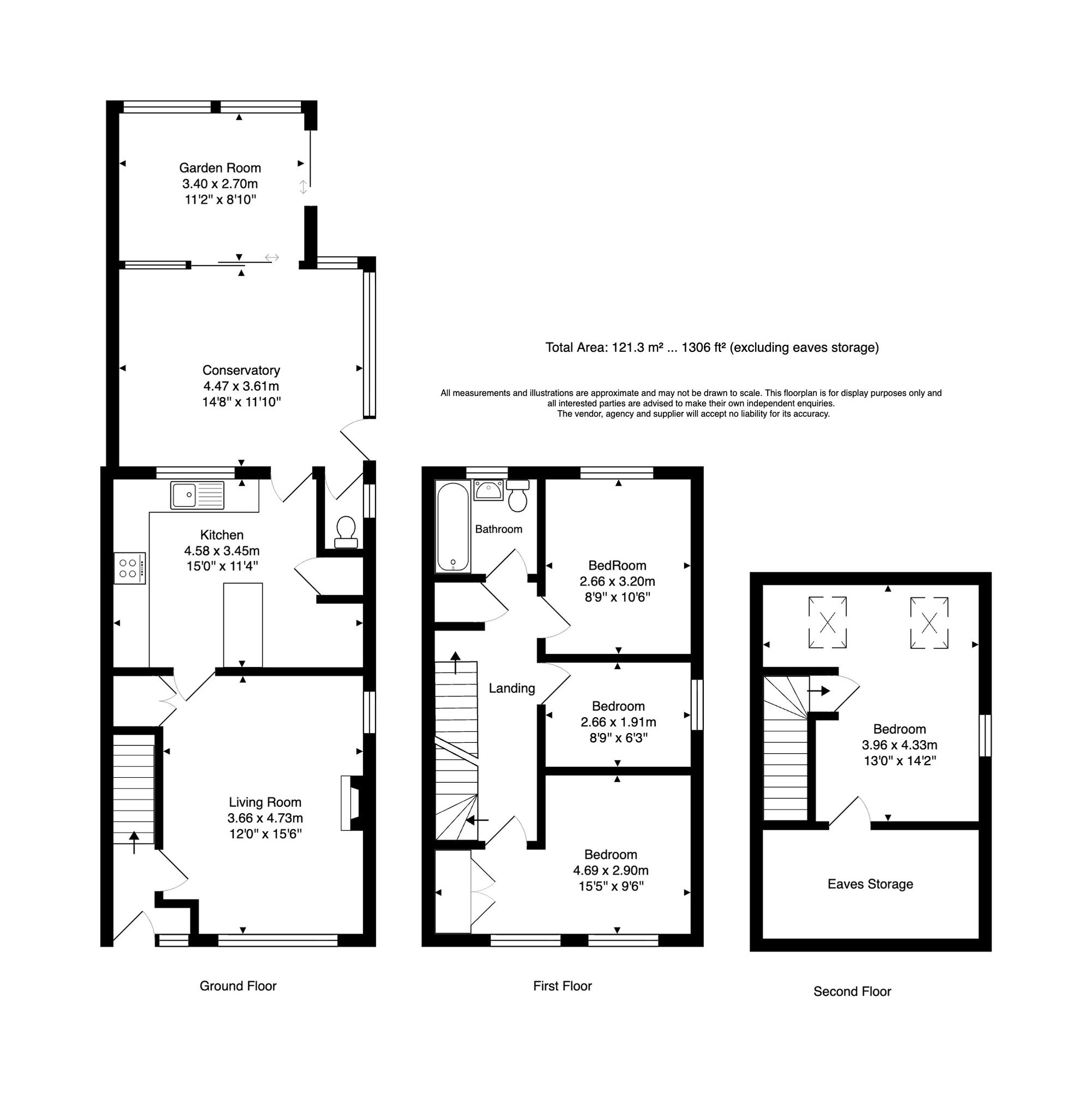 88 Station Road, Leicester floorplan