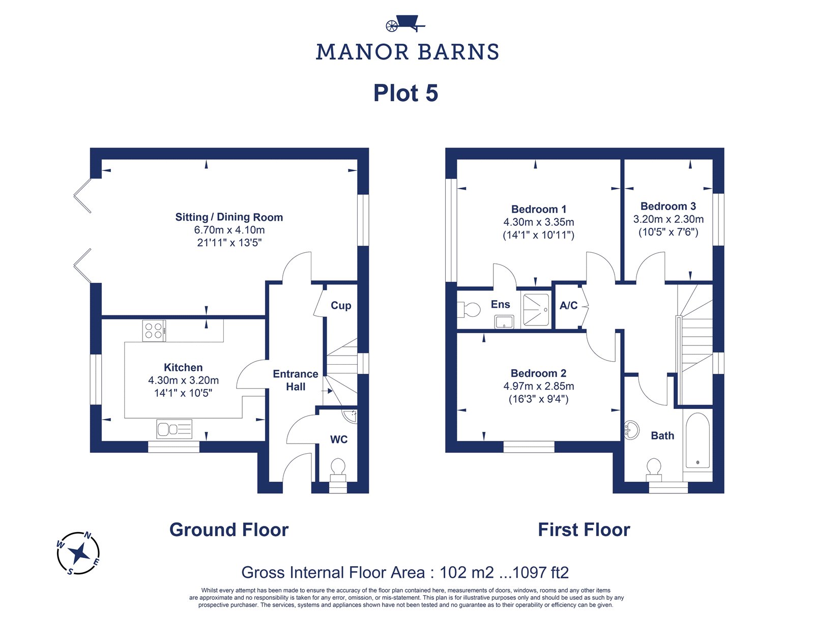 Plot 5, Manor Barns,, Plot 5, Manor Barns, Stocklinch, Somerset floorplan
