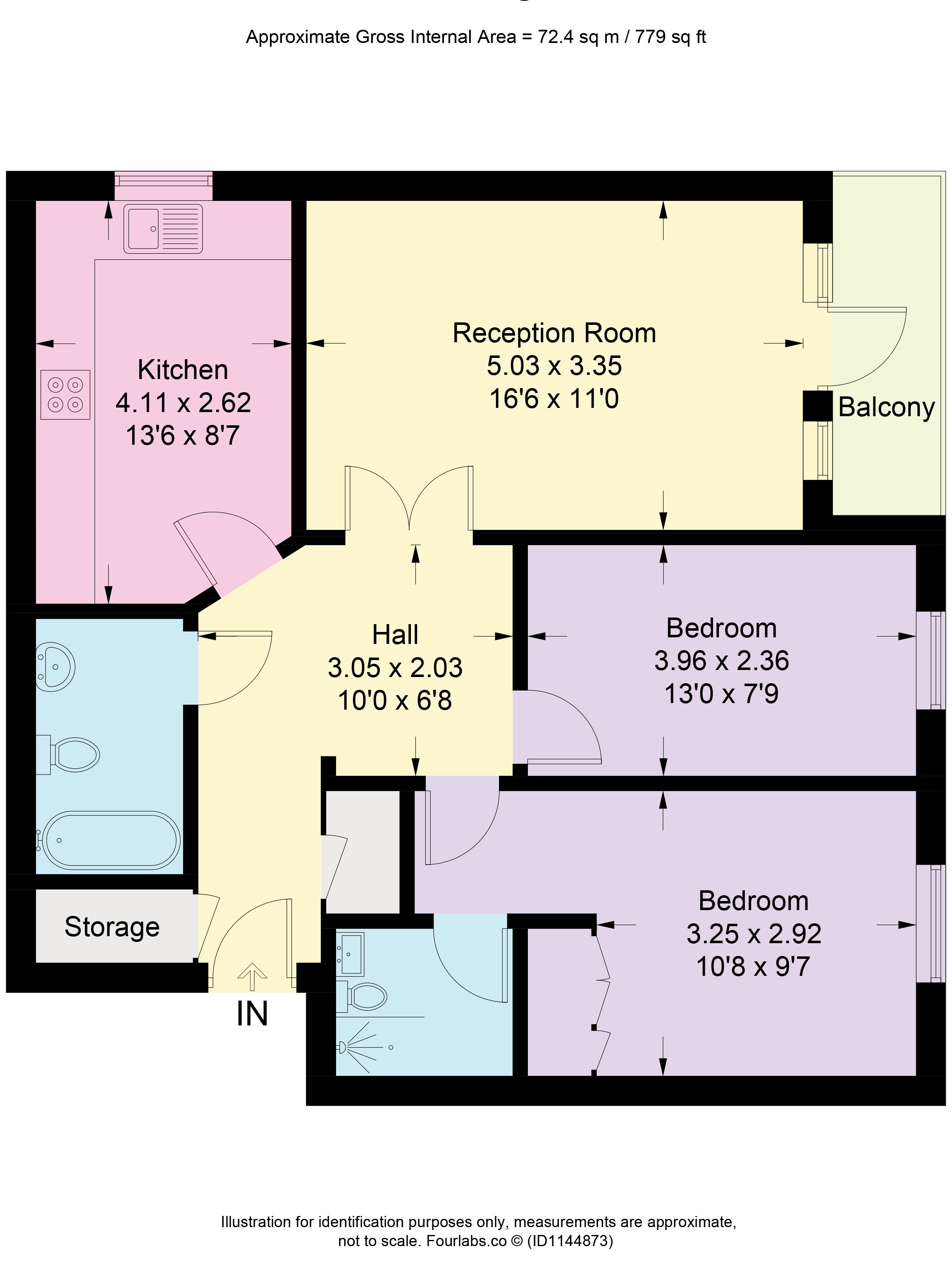 3, Thornbridge Court, New Barnet floorplan