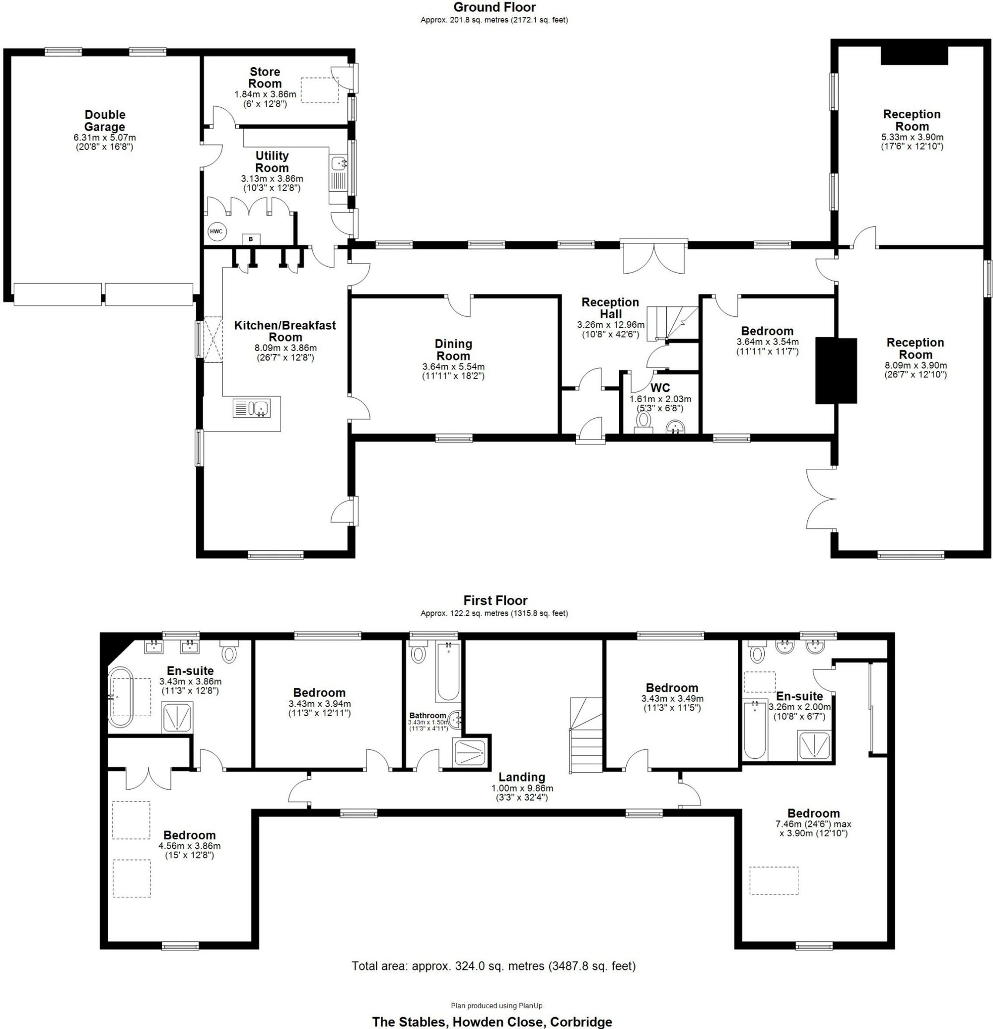 The Stables, Howden Close, Corbridge floorplan