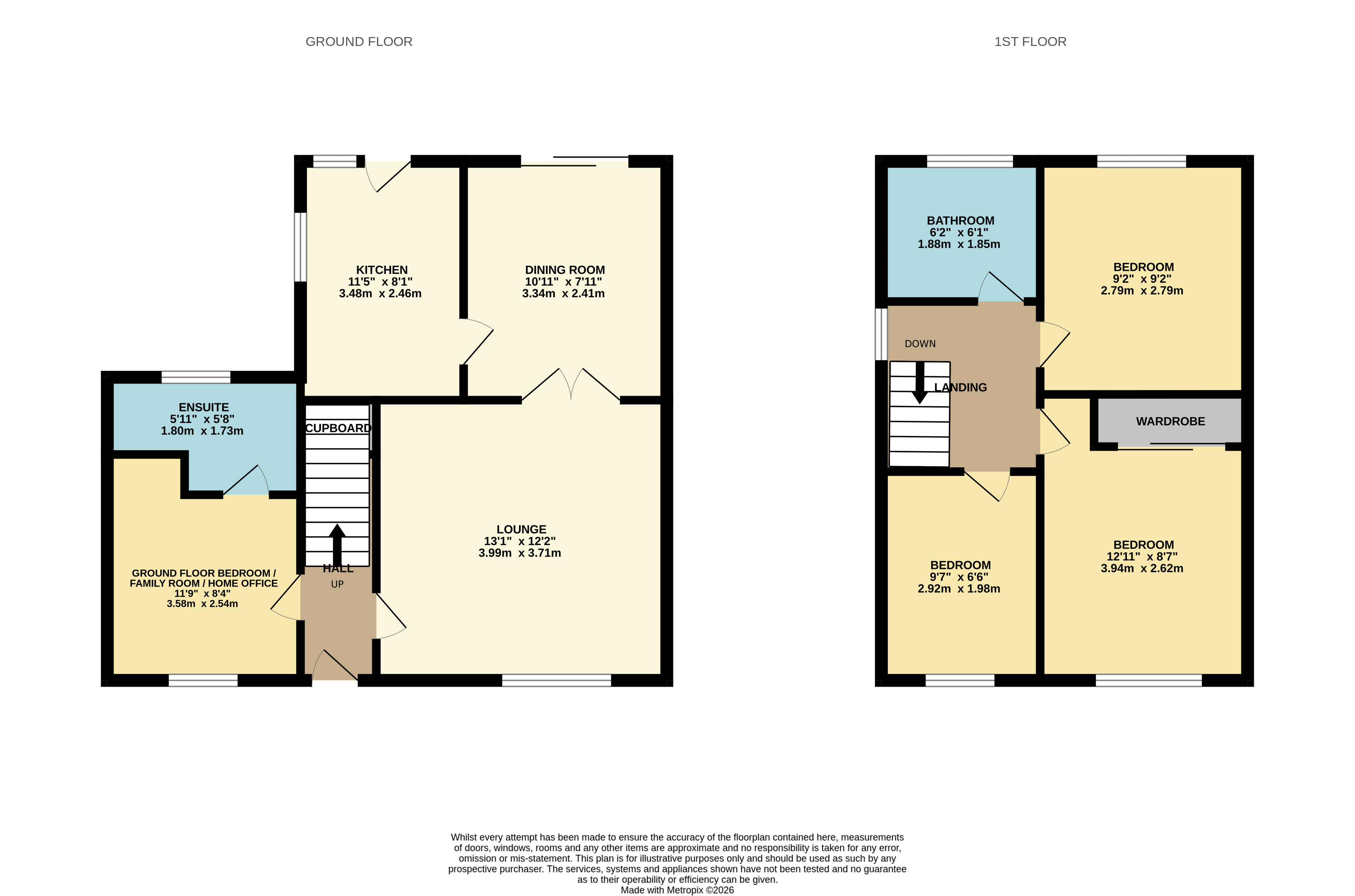 27, Forest Close, Telford floorplan