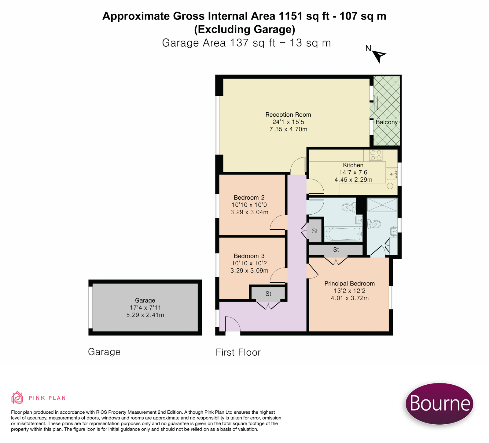11 Highdene, 15, Albury Road, Guildford floorplan