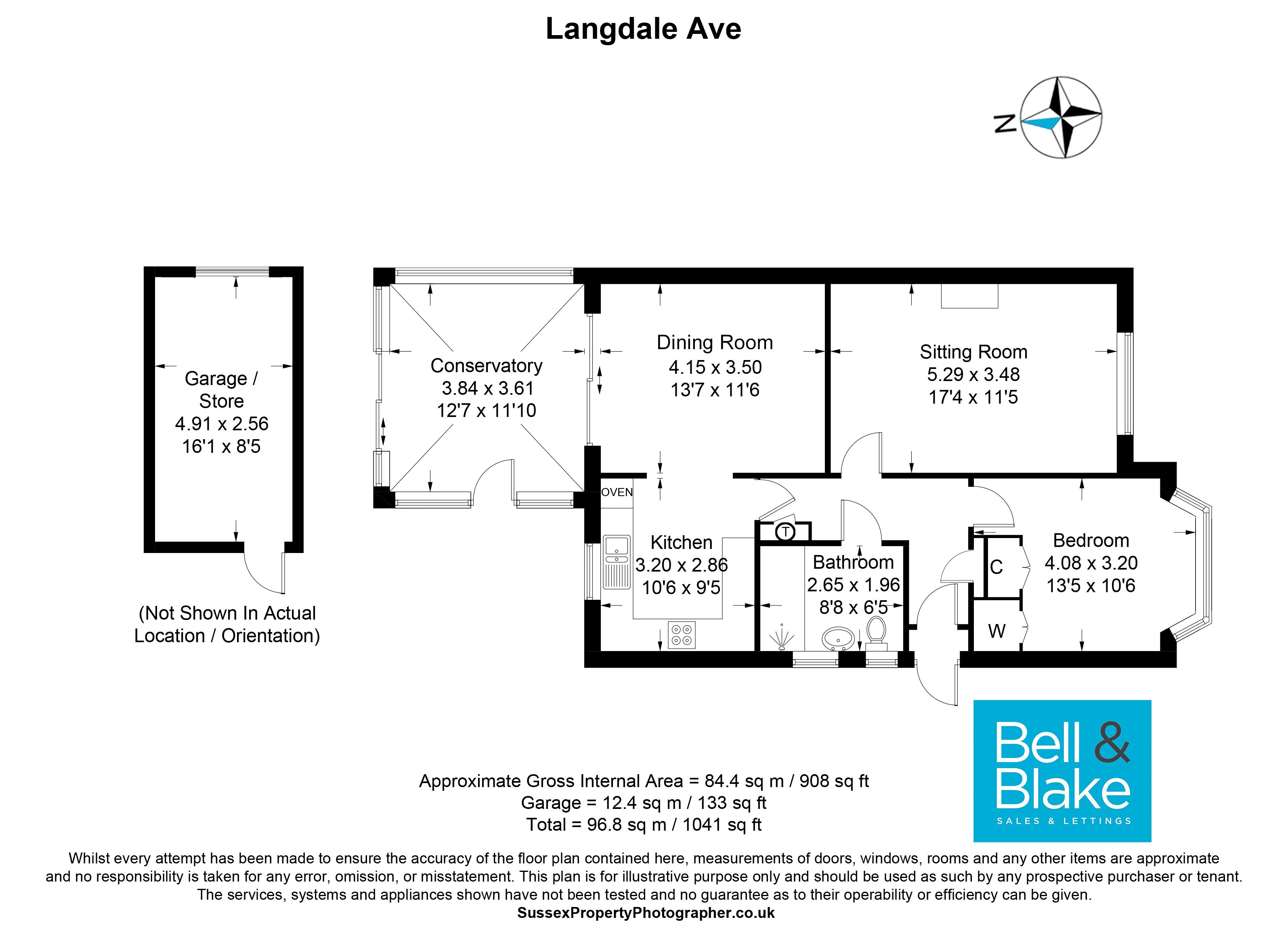 88, Langdale Avenue, Chichester floorplan