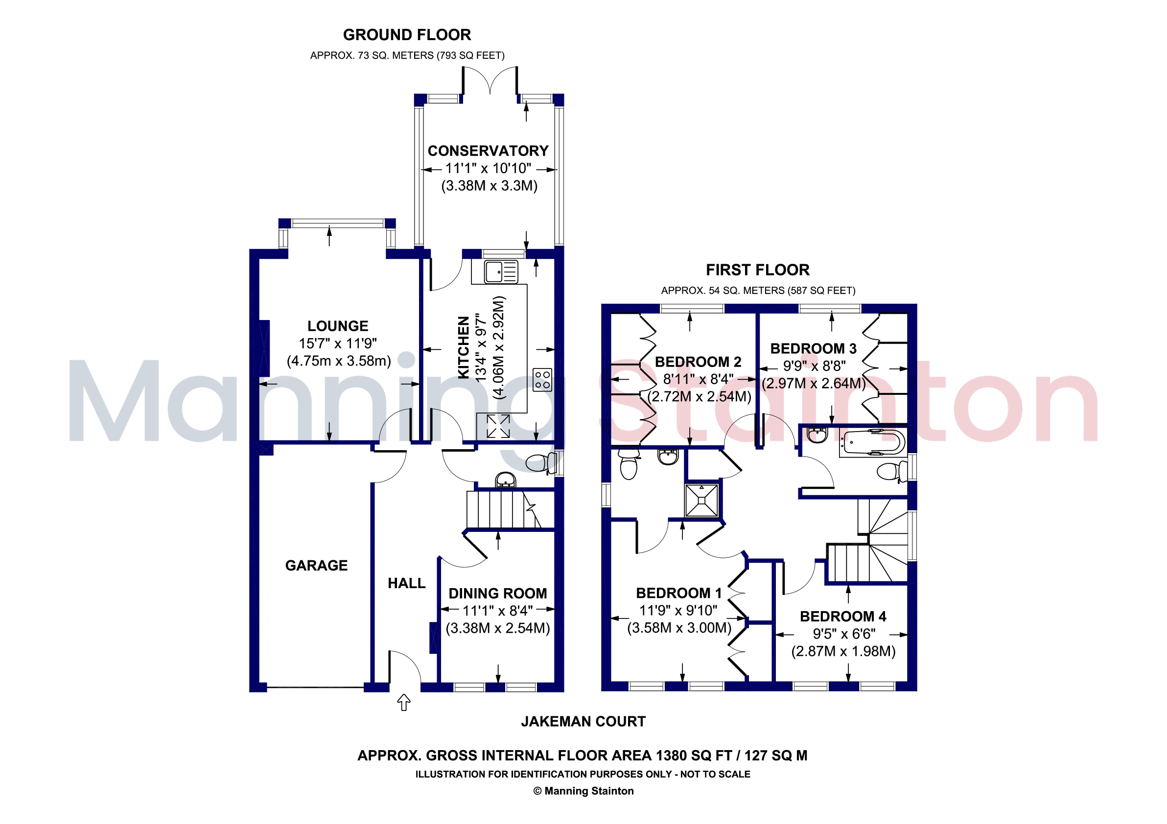 11, Jakeman Court, Wakefield floorplan