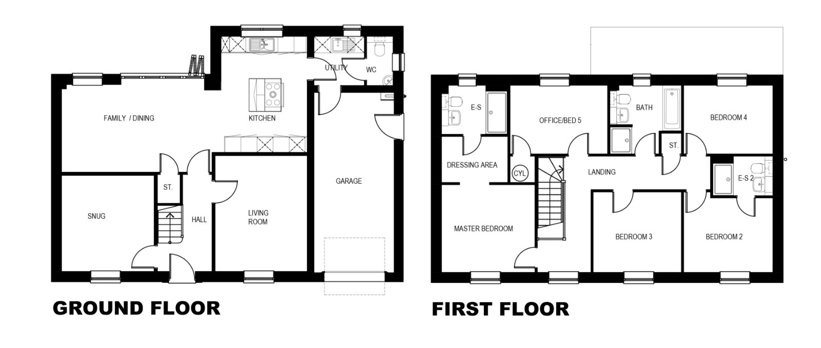 Plot 2, The Orchid, Debdon Falls,, Plot 2, Cussins Orchid, Debdon Falls, Rothbury floorplan