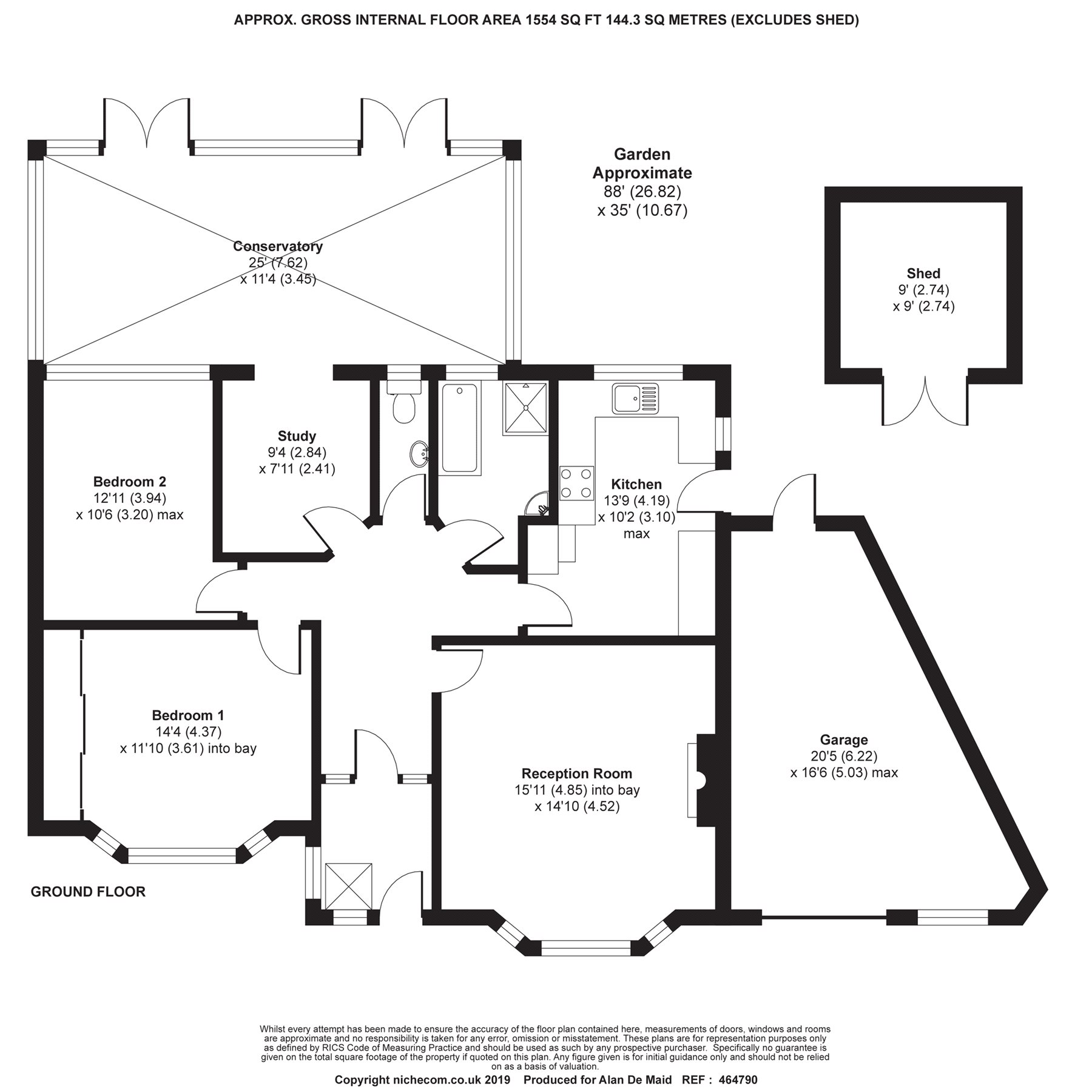 2 Bedrooms Bungalow for sale in Orchard Avenue, Croydon CR0