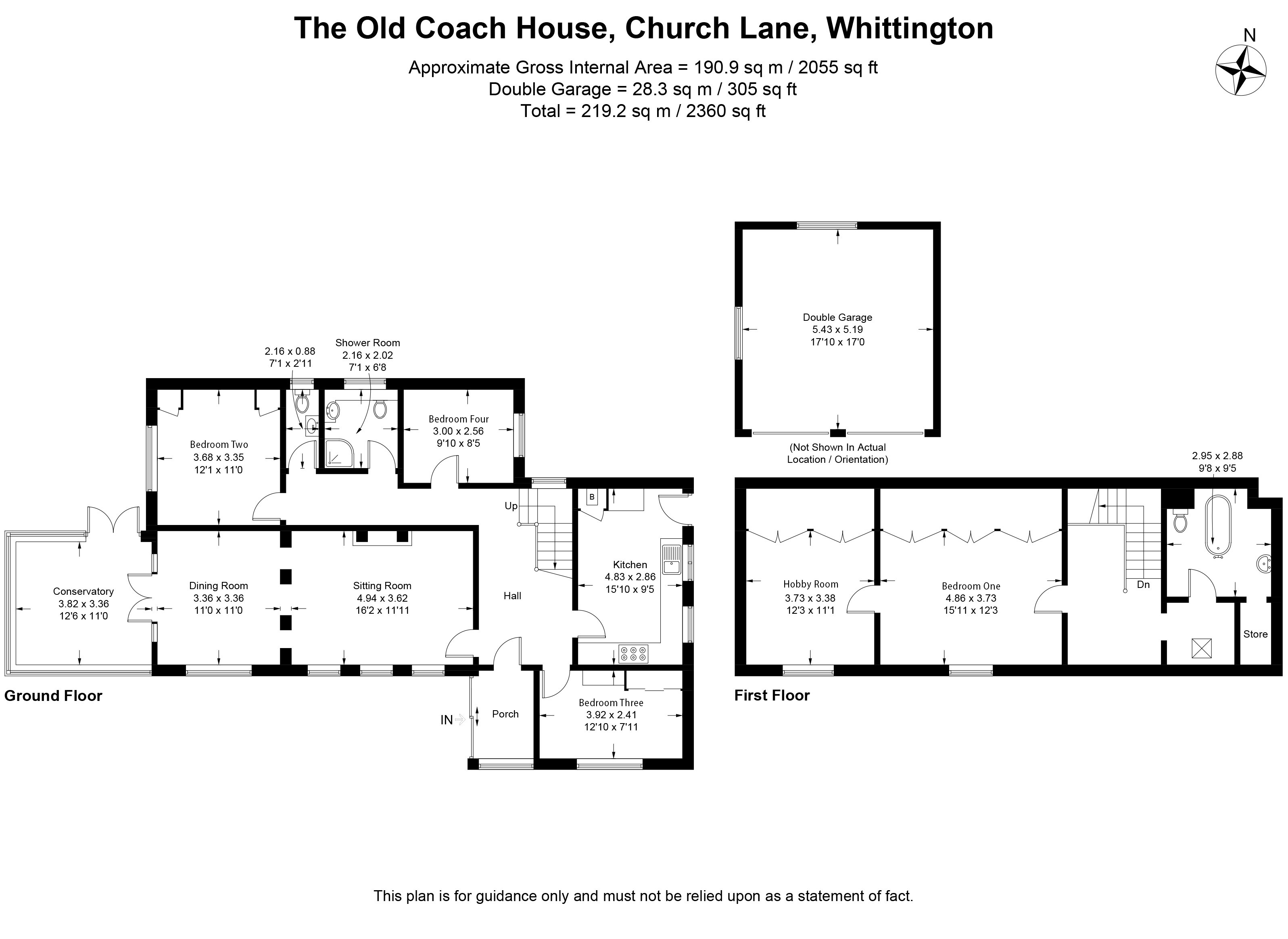 The Old Coach House, Church Lane, Worcester floorplan