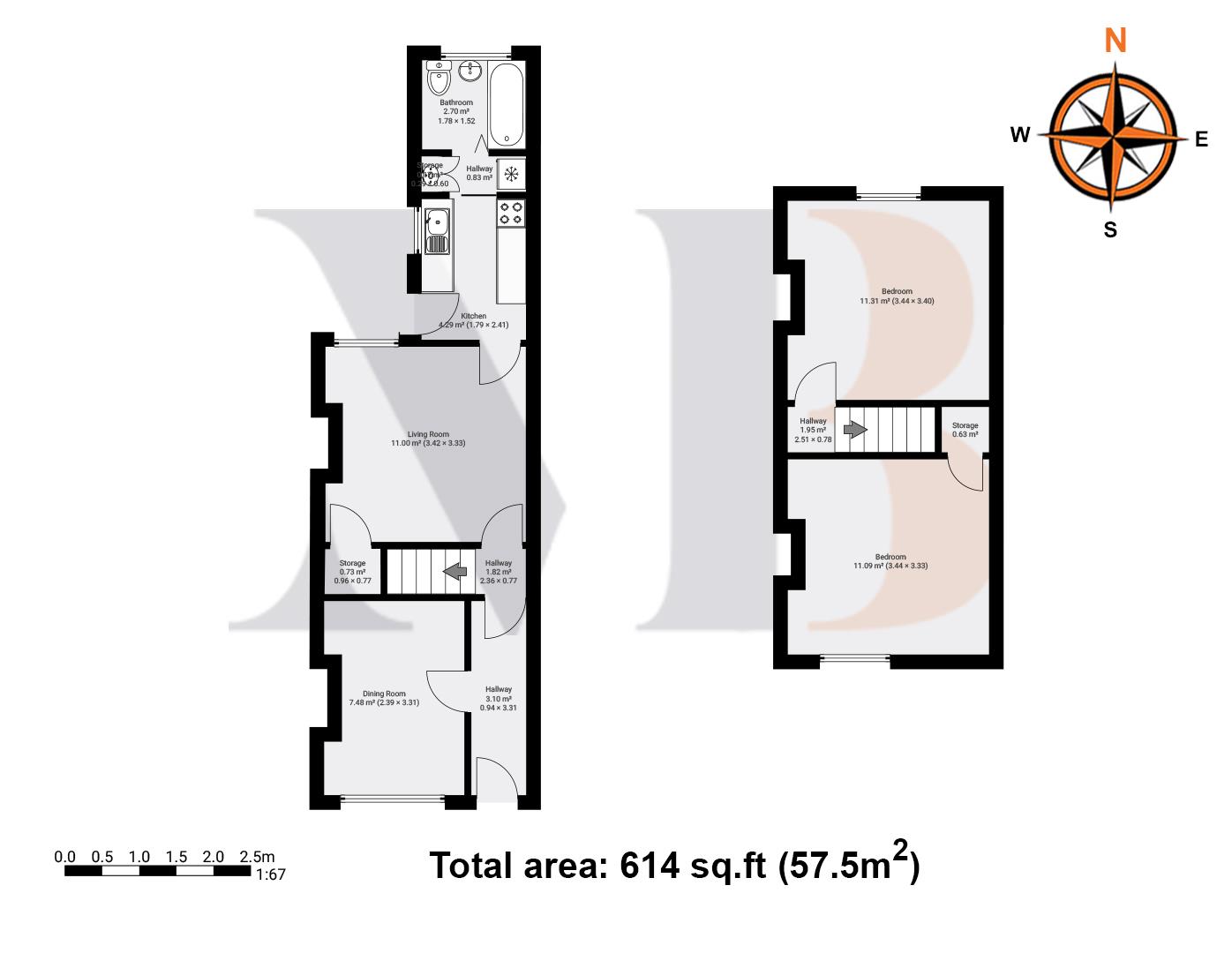 221, Broomfield Road, Coventry floorplan