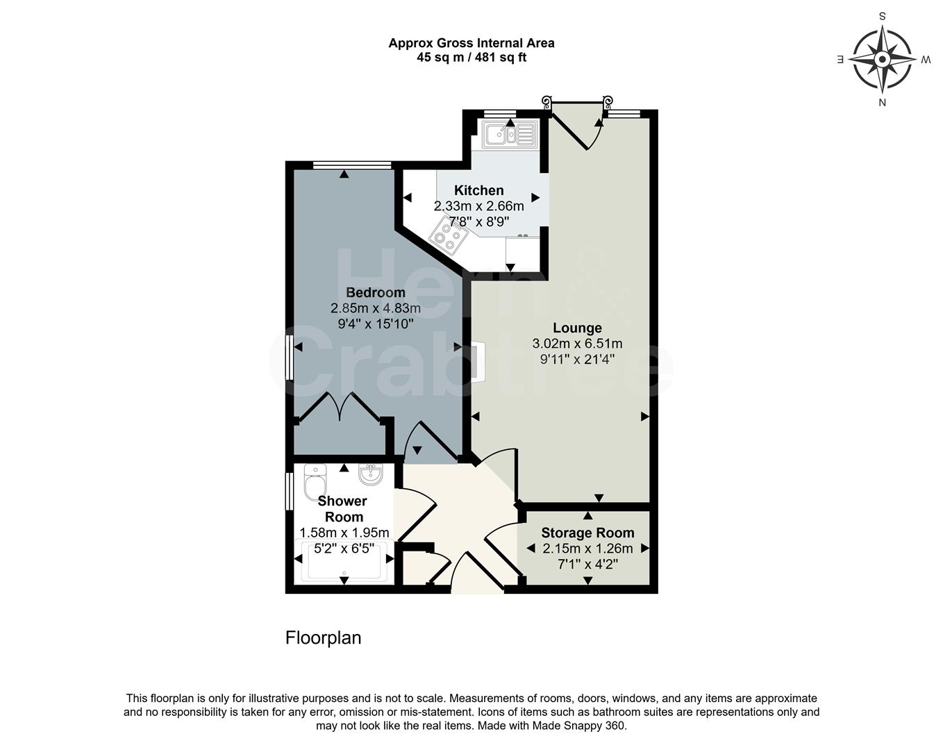 28 Birch Court, Latteys Close, Cardiff floorplan