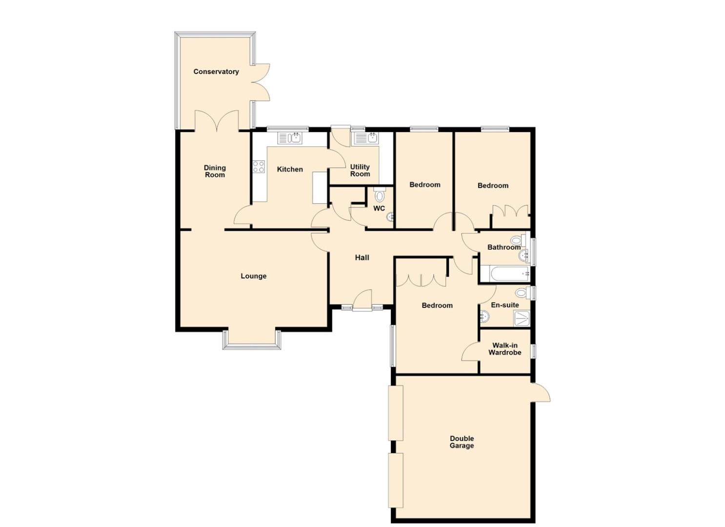 2A, Green Acre Close, Mundford floorplan