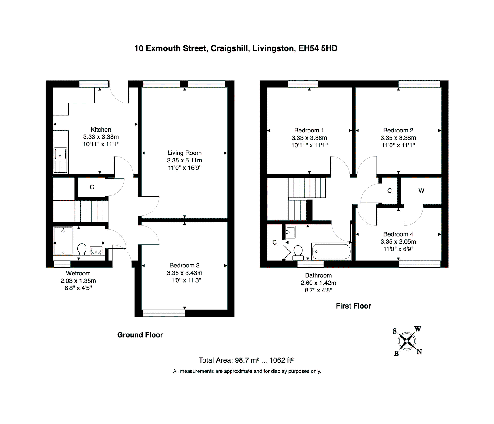10, Exmouth Street, Livingston floorplan