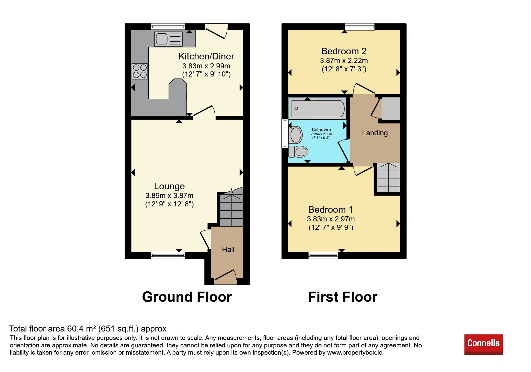 1, Kirkstall Avenue, Stafford floorplan