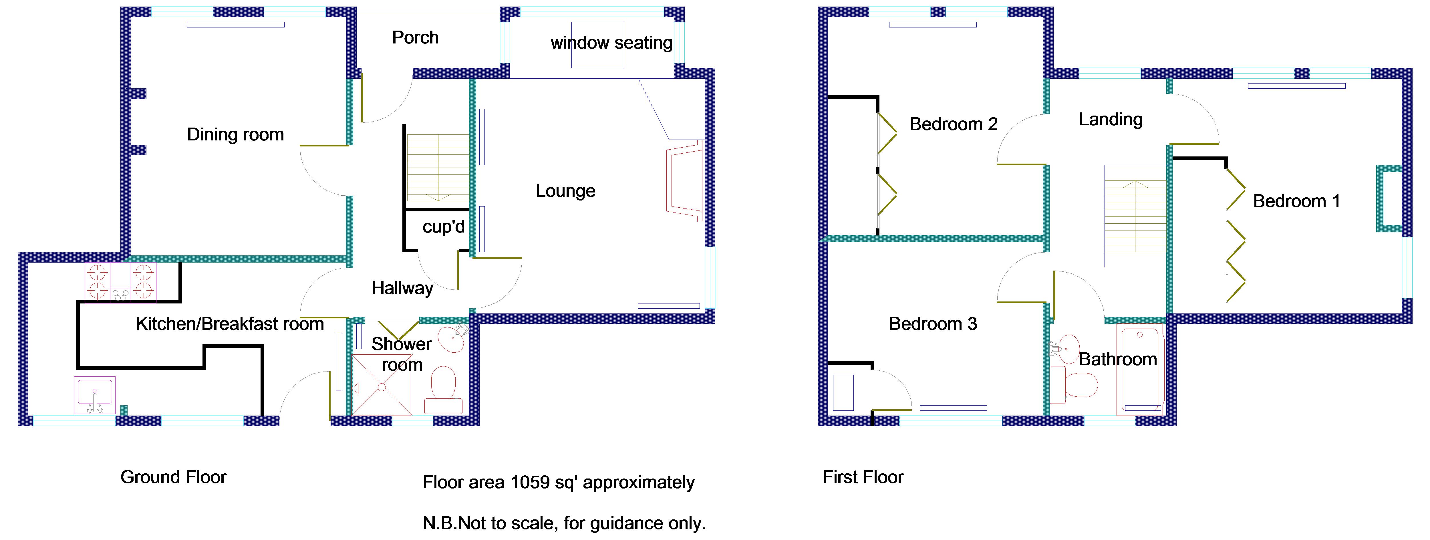 Ashford Road, Bearsted, Maidstone ME14, 3 bedroom detached house to