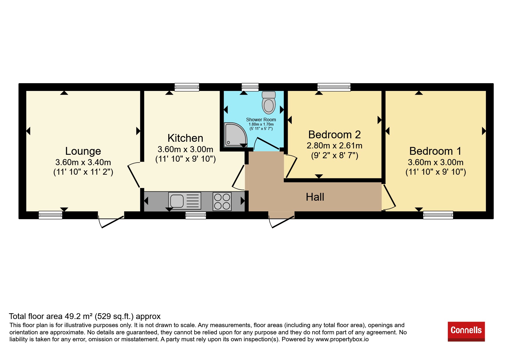36, Little Meadow, Luton floorplan