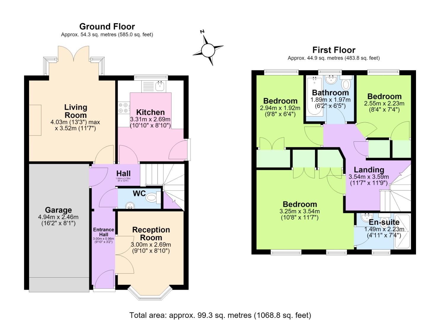 12, Blackthorn Way, Swadlincote floorplan