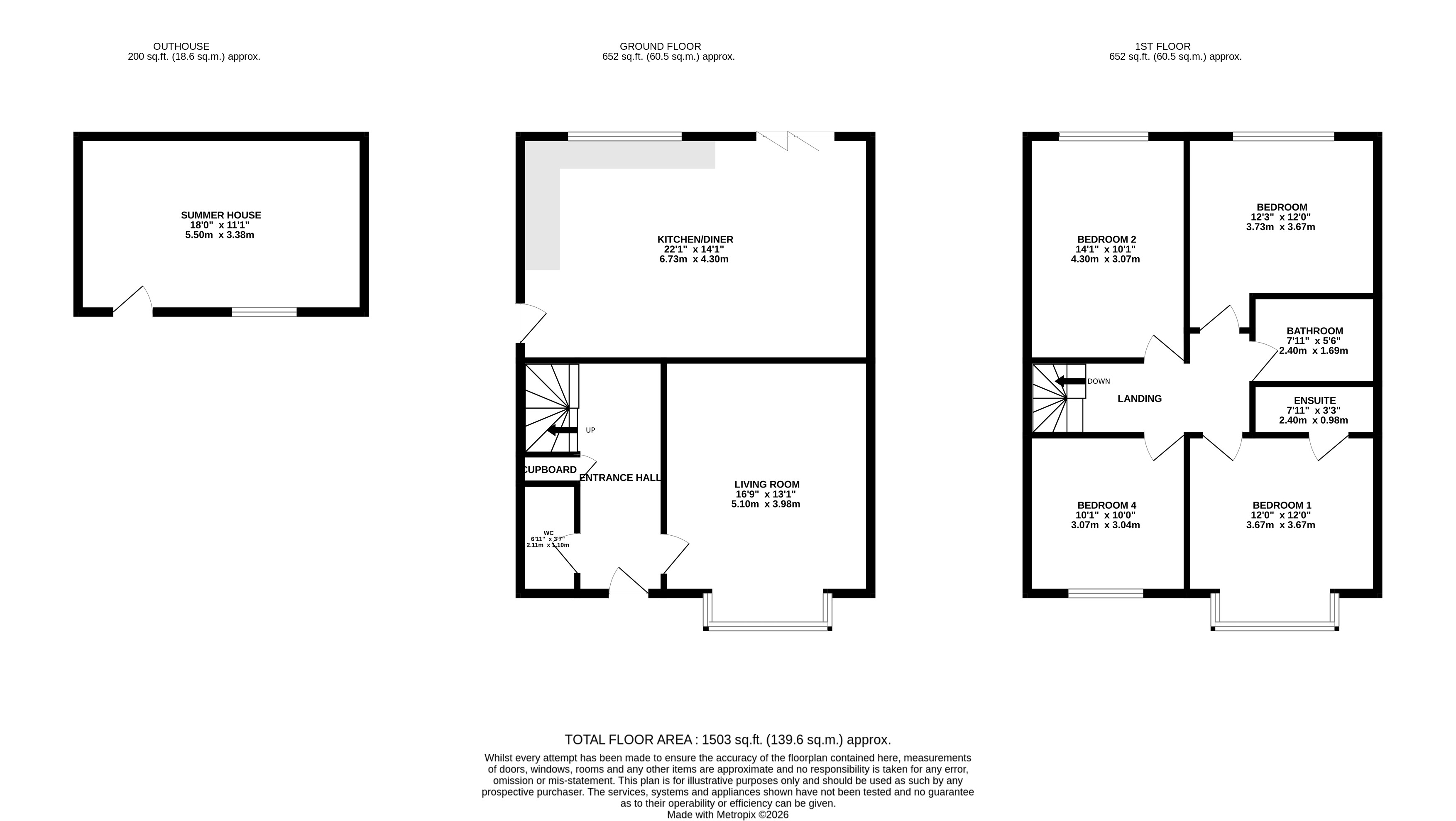 Robin Hill, 197A, Hall Lane, Leeds floorplan