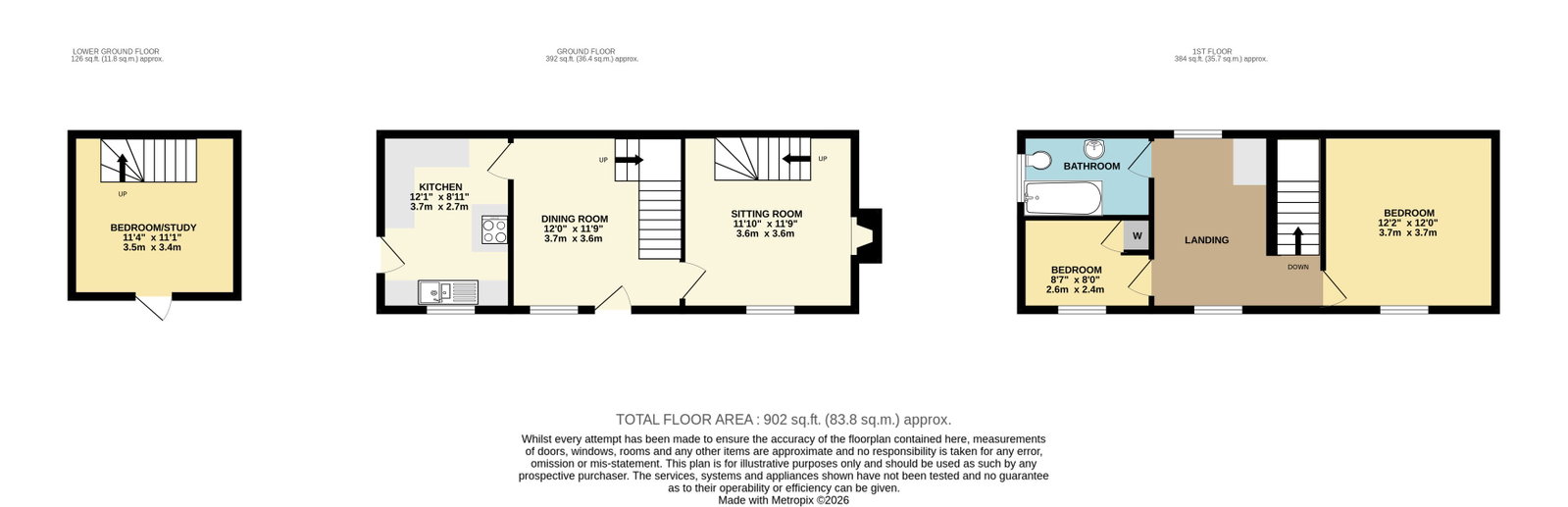 Quarry Cottage, 9 West Malvern Road, Malvern floorplan