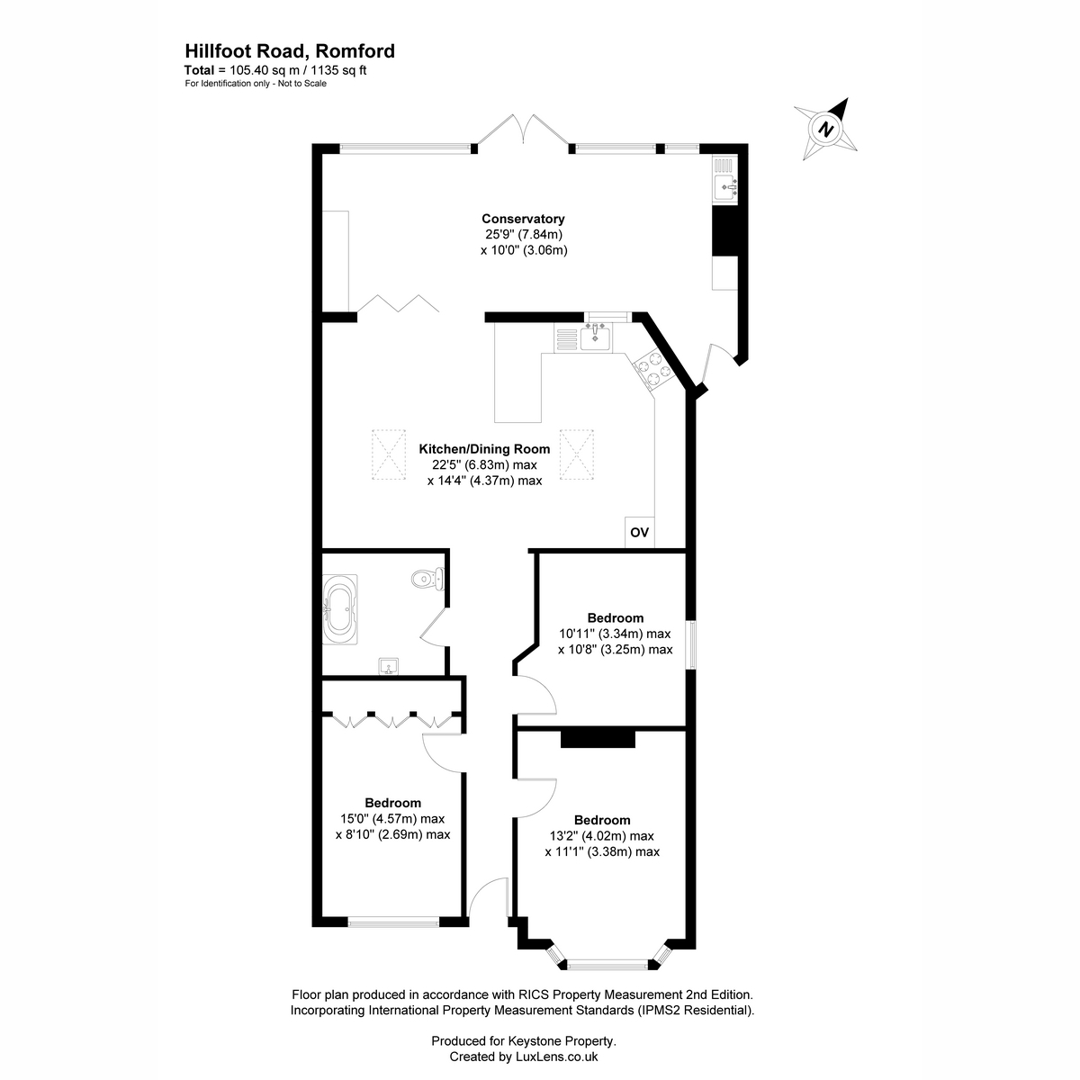 62, Hillfoot Road, Romford floorplan