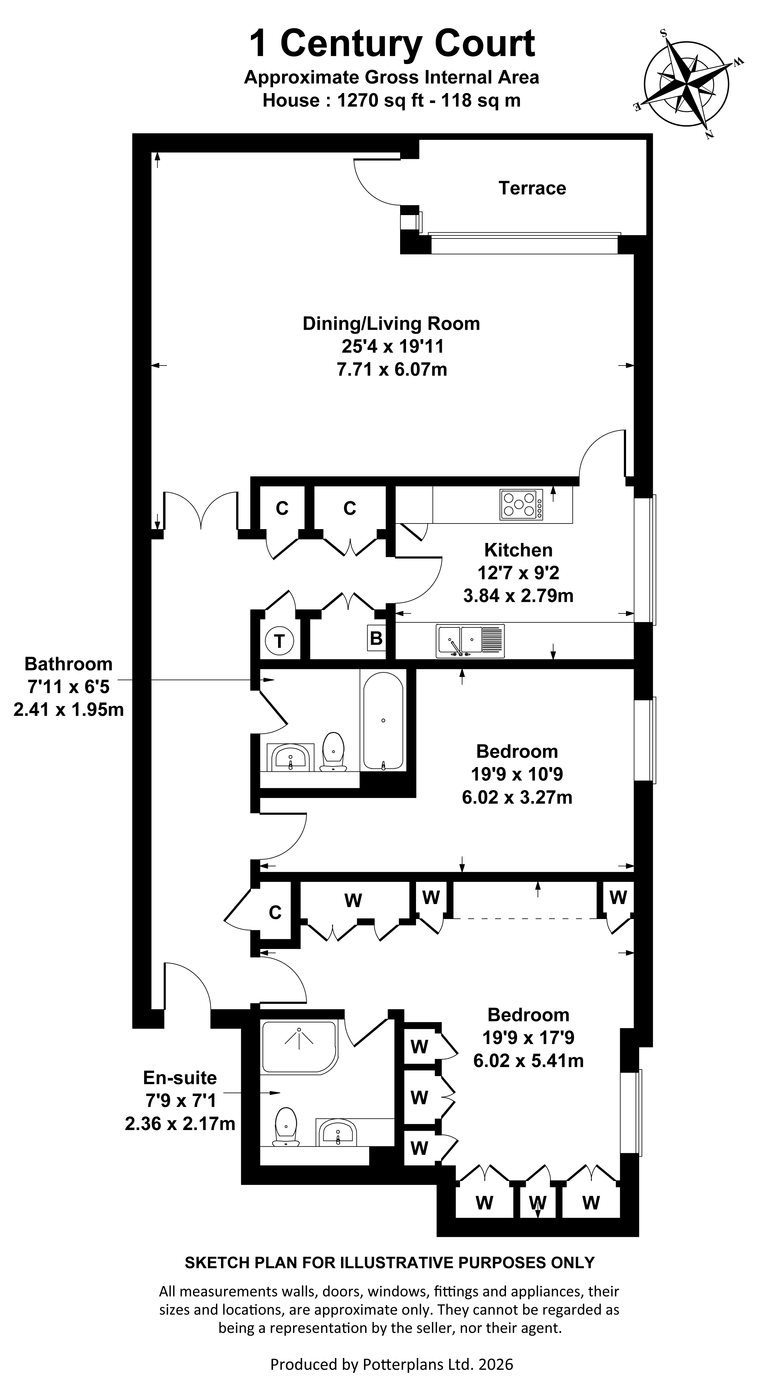 1, Montpellier Grove, CHELTENHAM floorplan