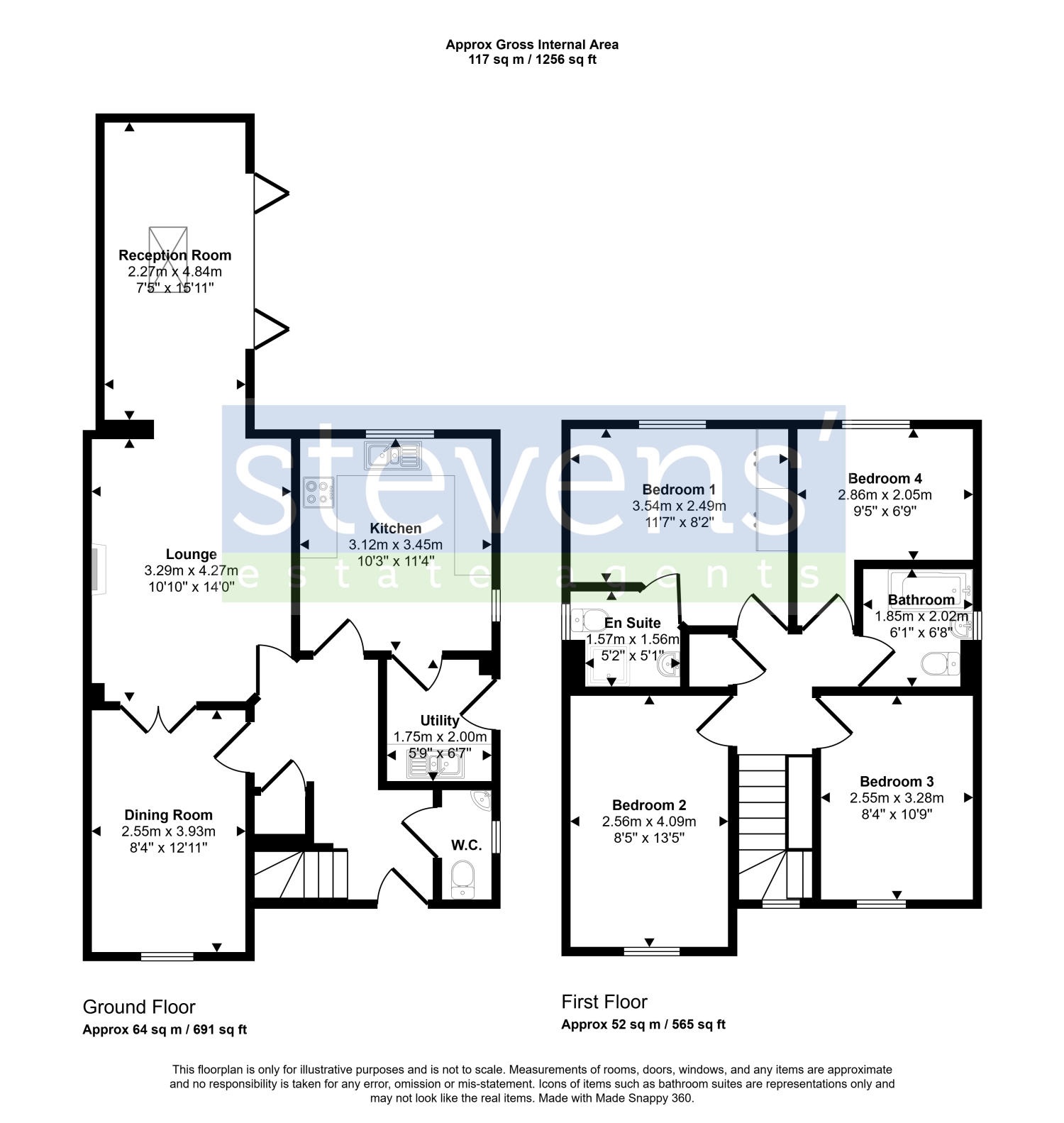 7, Kellands Lane, Okehampton floorplan