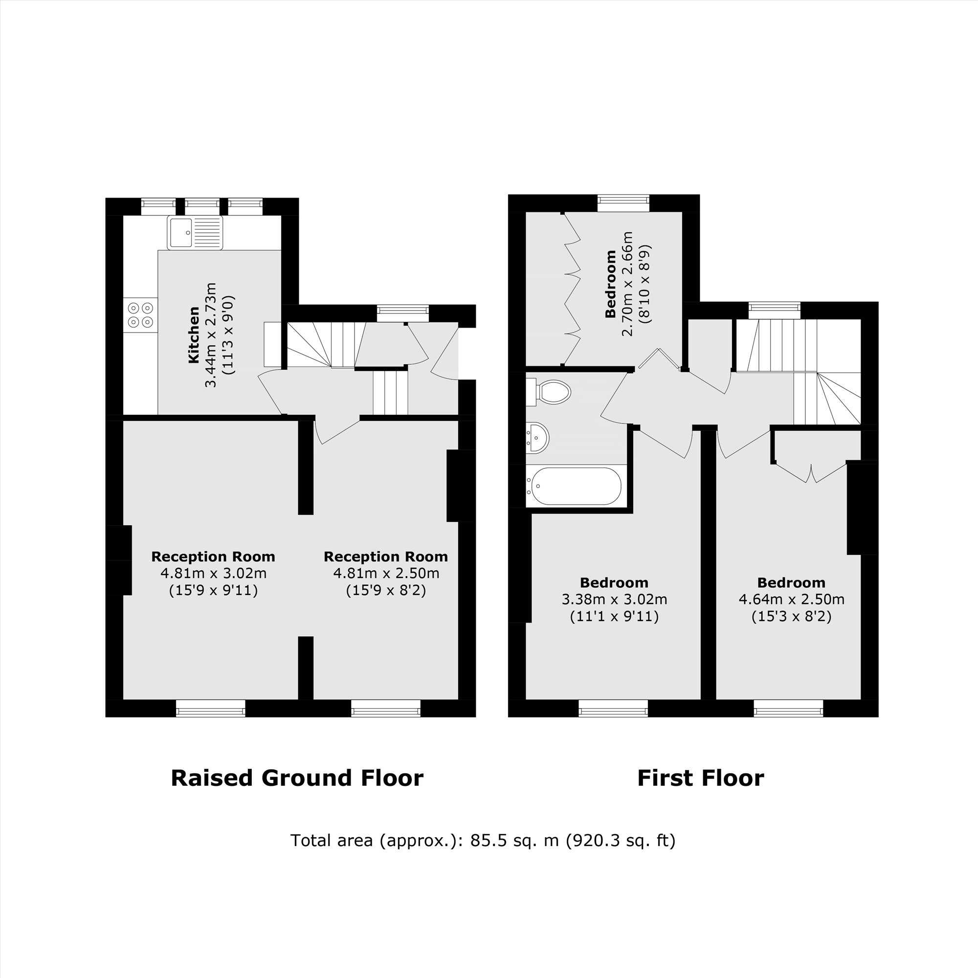 159C, Sheen Road, Richmond floorplan