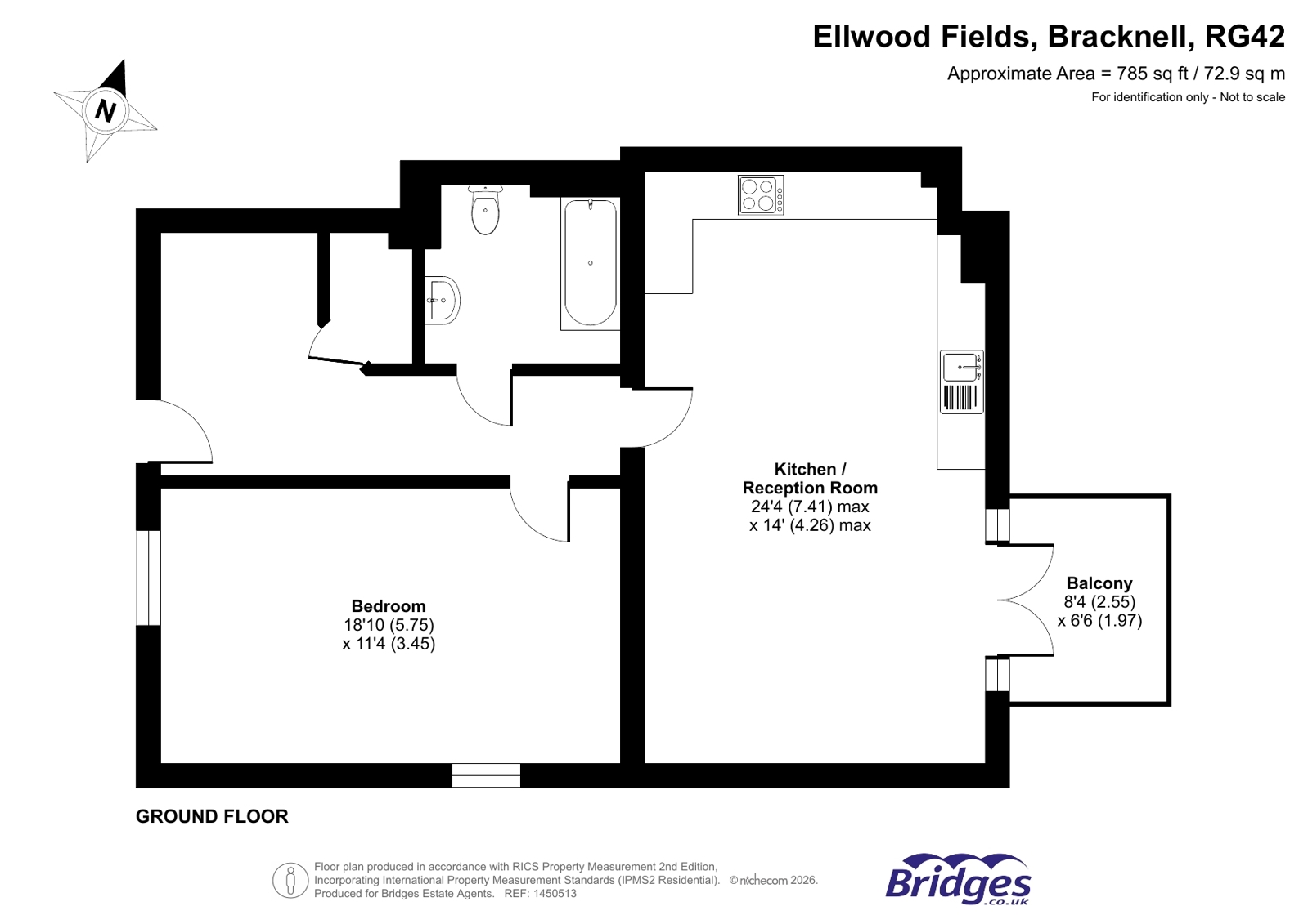 67, Ellwood Fields, Bracknell floorplan