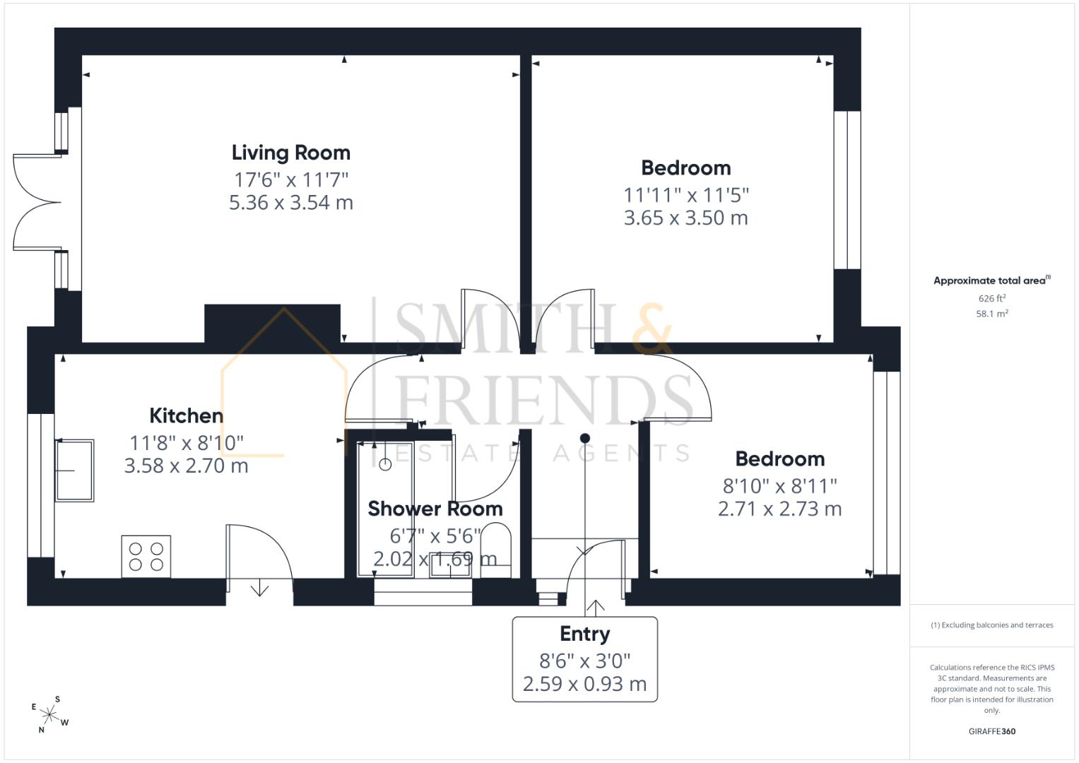 26, The Willows, Middlesbrough floorplan