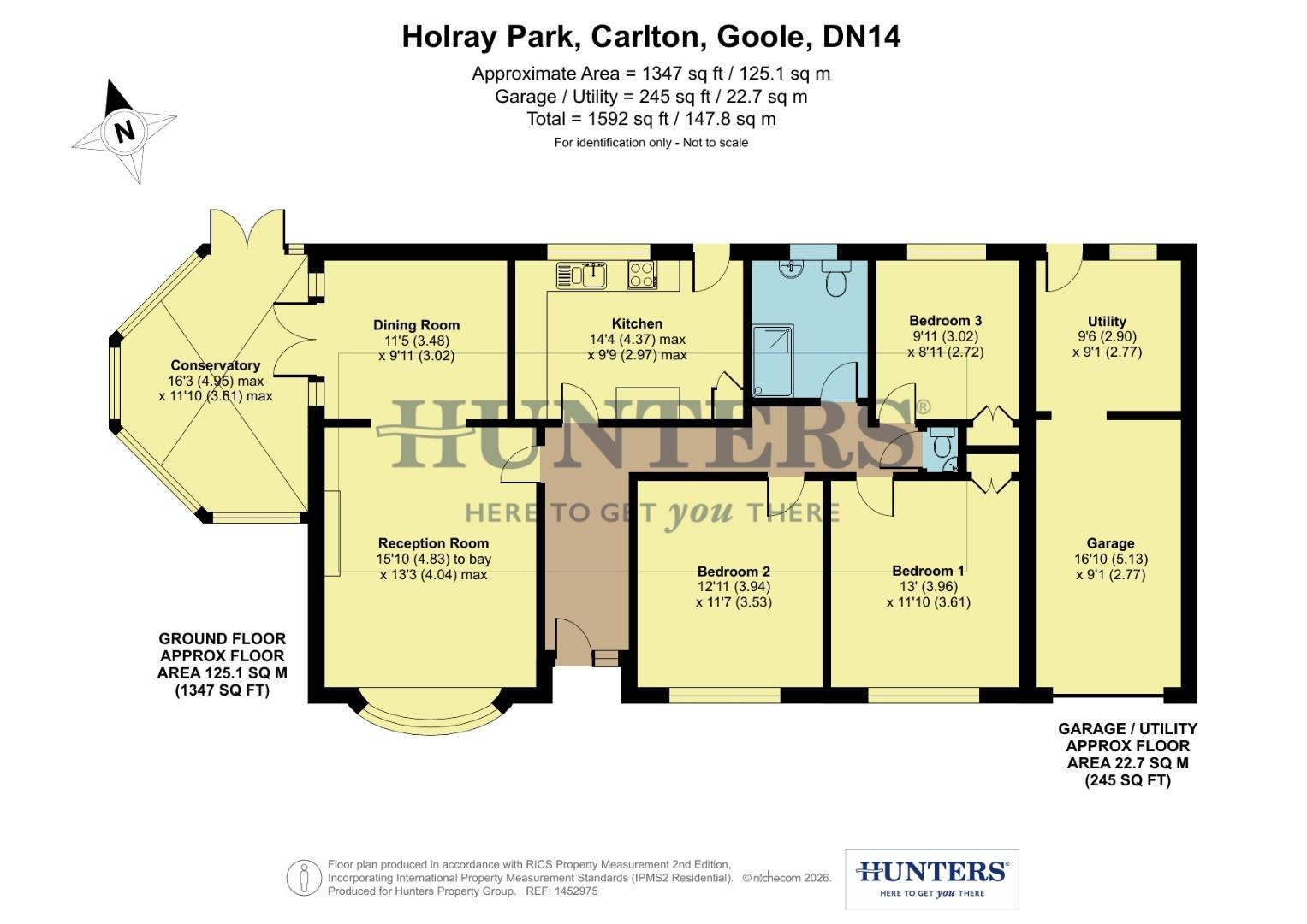 1, Holray Park, Goole floorplan