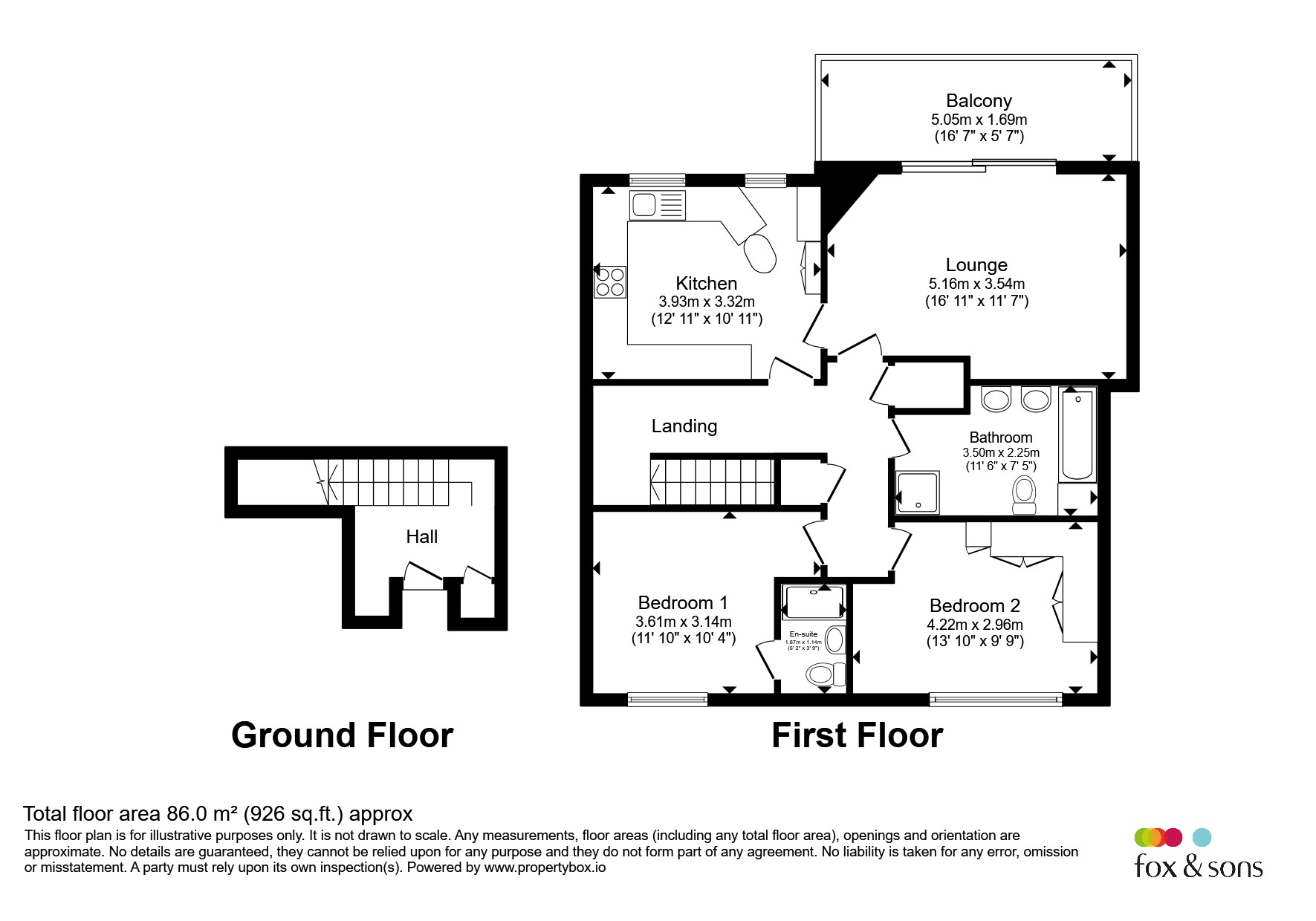 116, Admirals Walk, Bournemouth floorplan