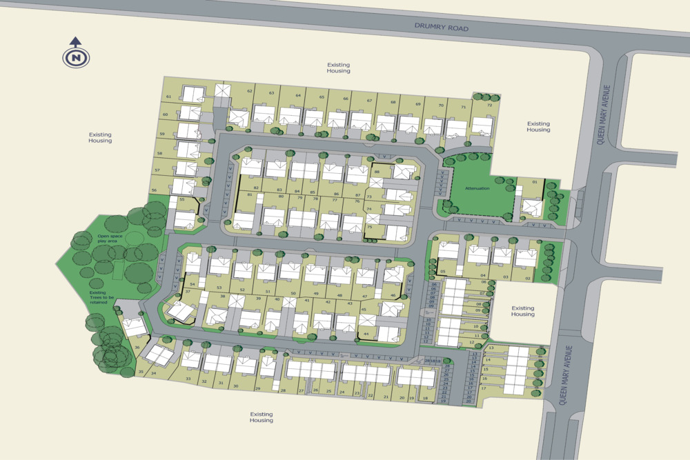 "Murray" at Queen Mary Avenue, Clydebank G81, 4 bedroom detached house