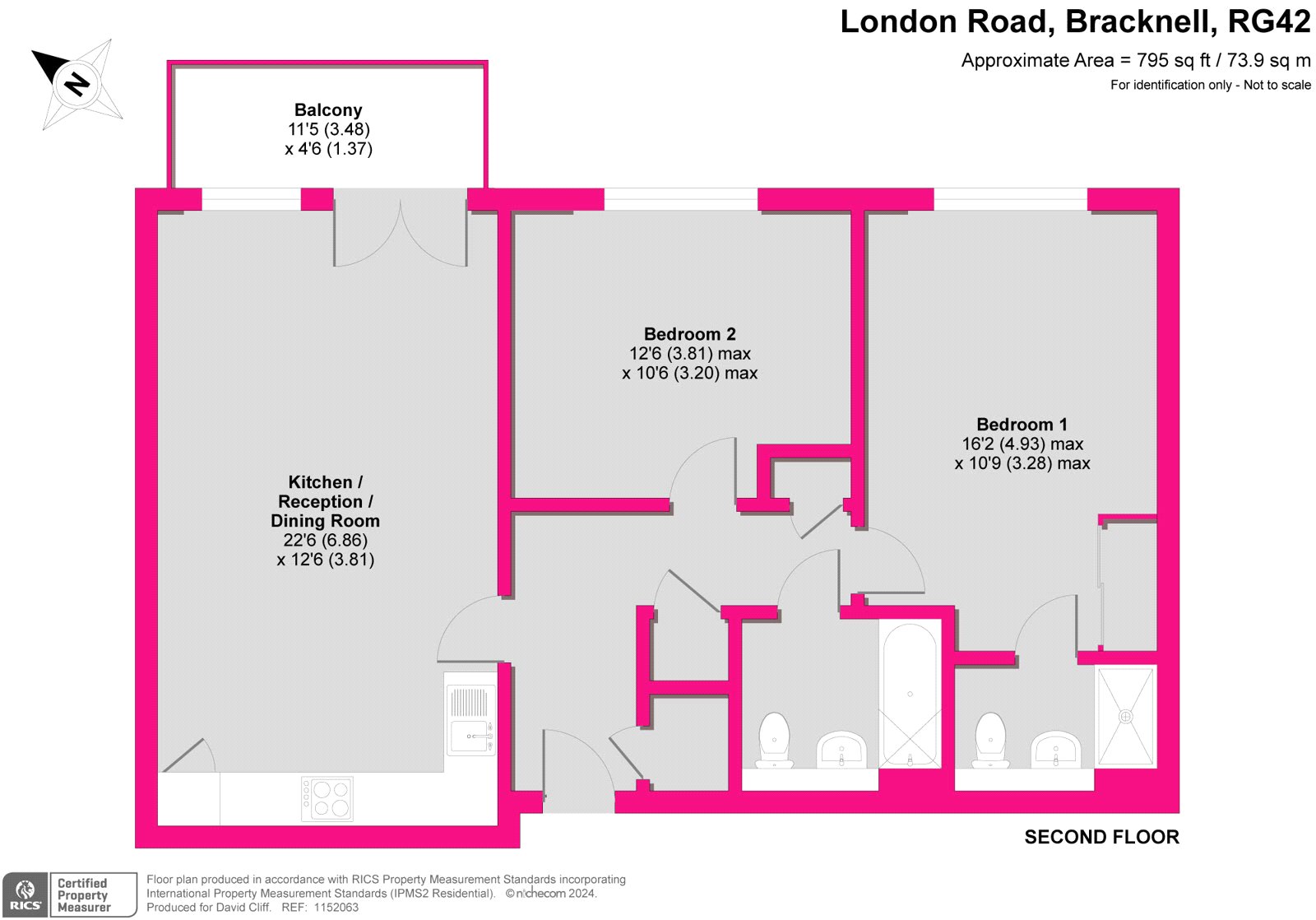 17 Queens Quarter,, London Road, Bracknell floorplan