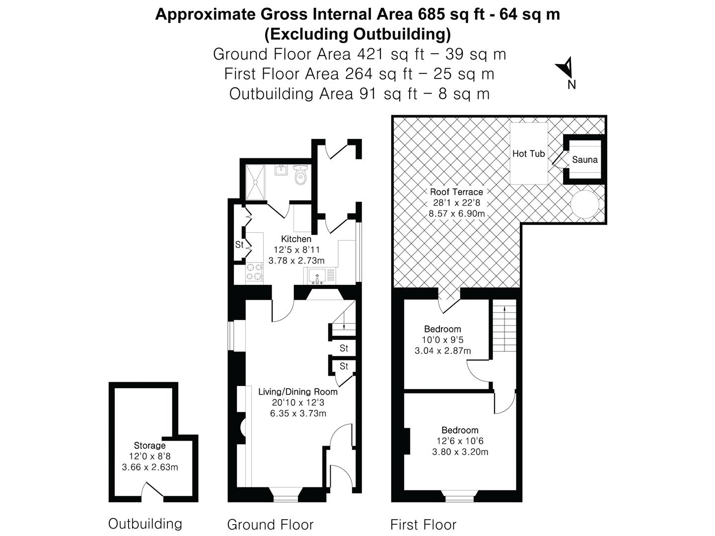 1, Eddystone Terrace, Wadebridge floorplan
