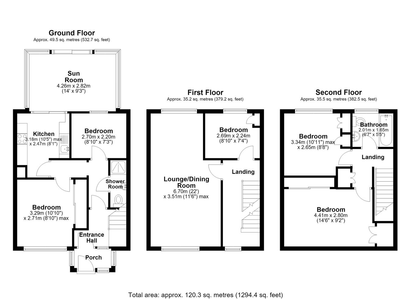 38, Oxenden Road, Folkestone floorplan