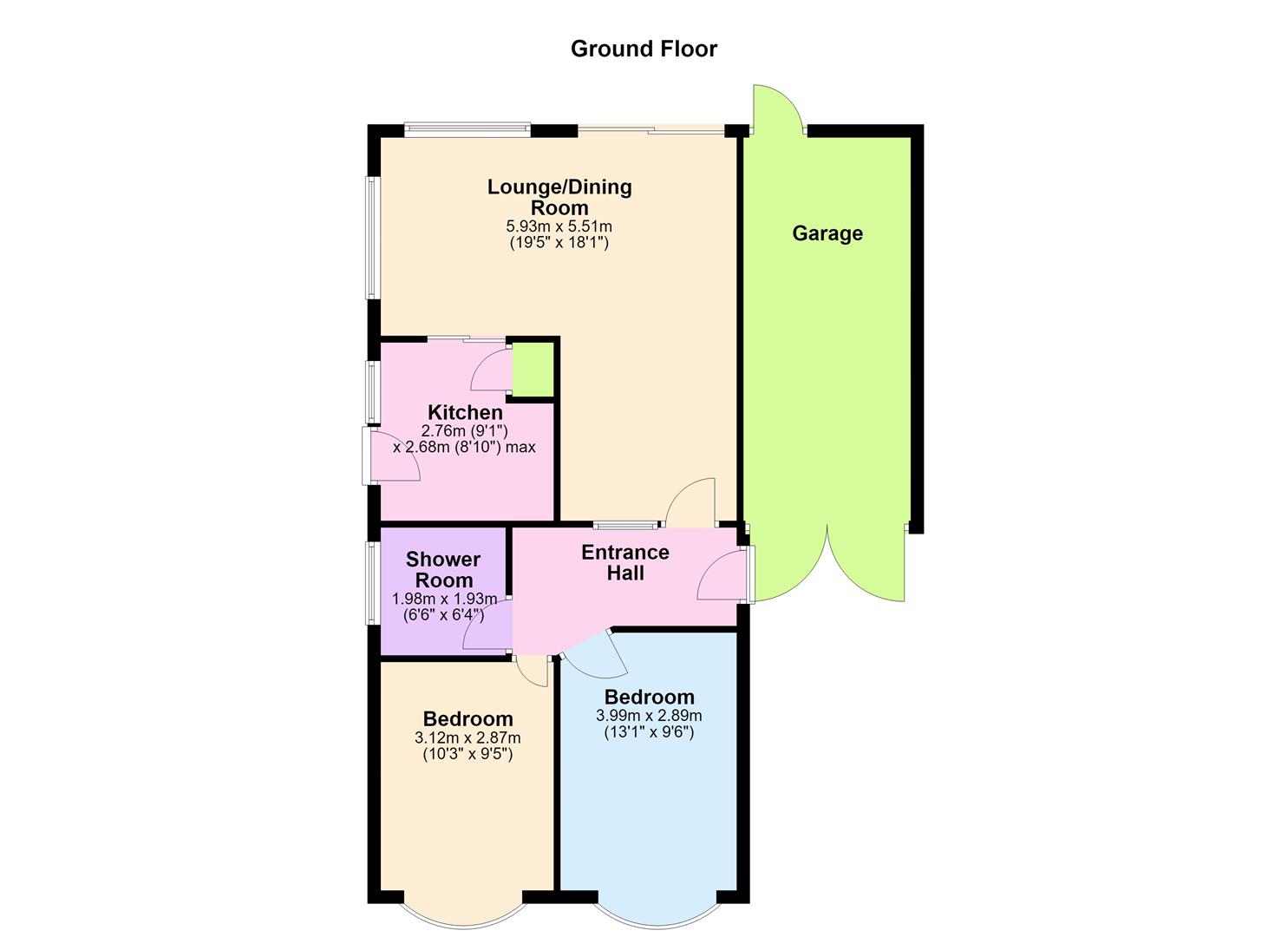 15, Bedale Avenue, Hinckley floorplan