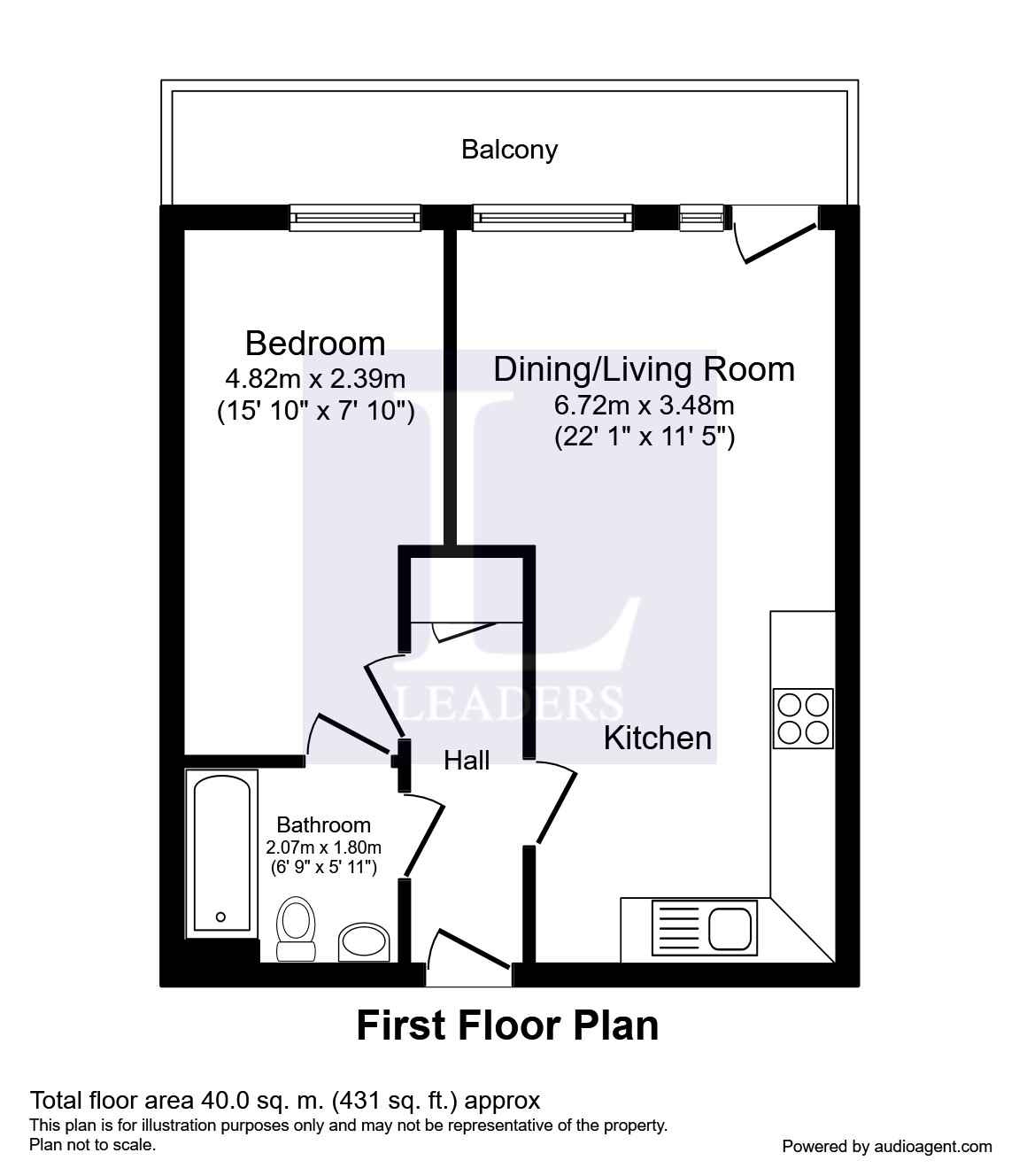1 Bedrooms Flat to rent in Elmira Way, Salford M5