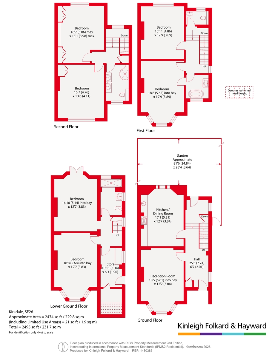 58, Kirkdale, London floorplan