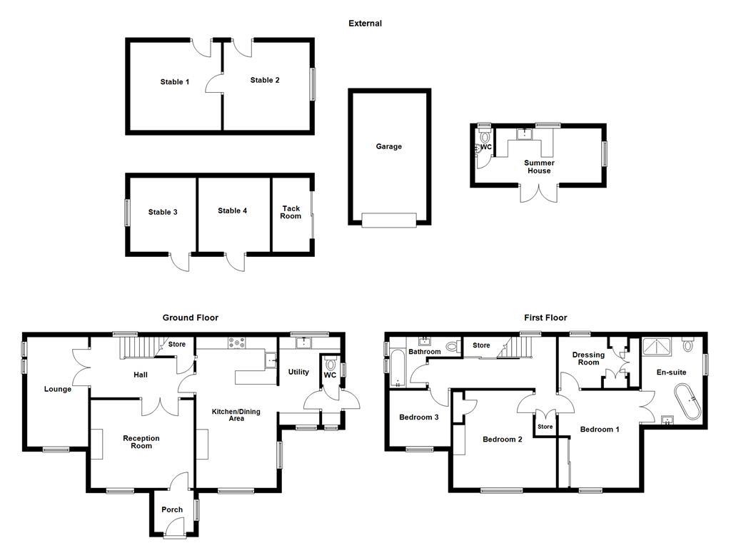 Bottoms Cottage, Newthorn, Accrington floorplan