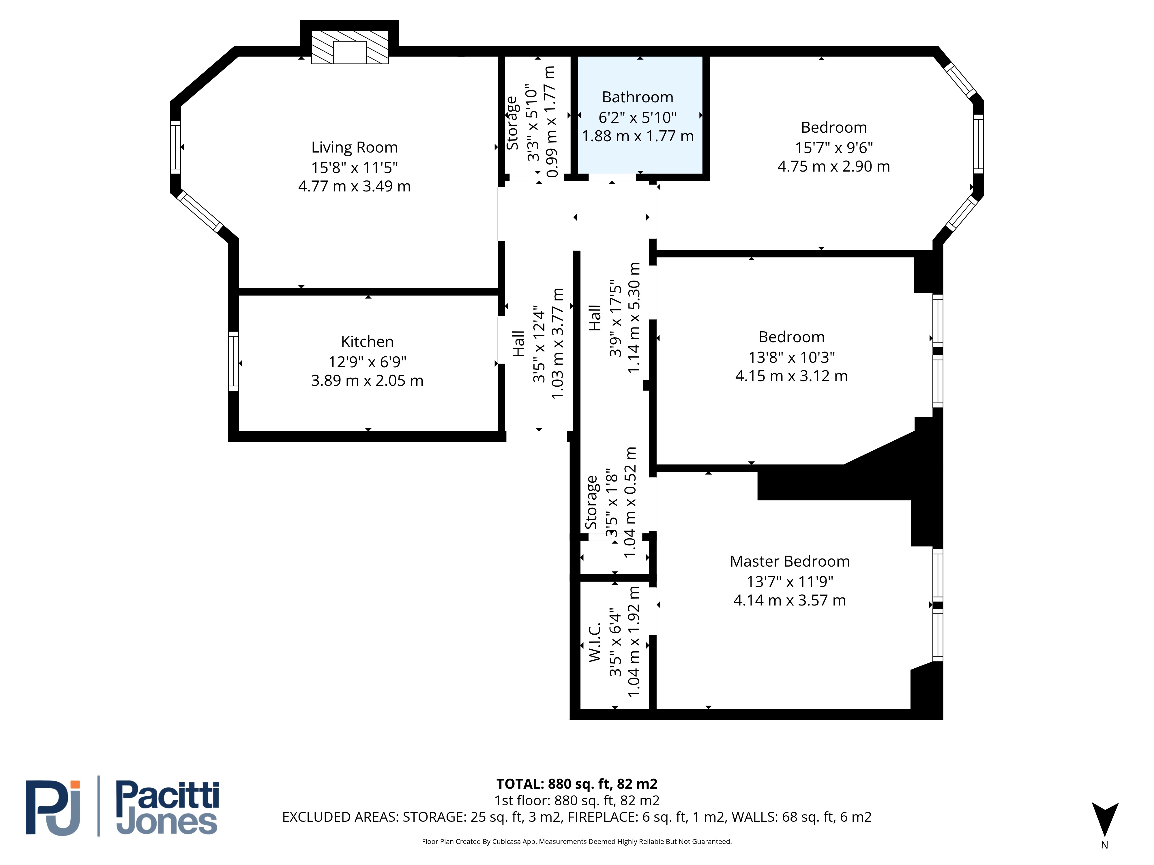 1/1 24 St. Monance Street, Glasgow floorplan