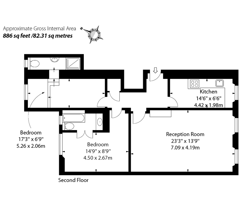 2 Bedrooms Flat to rent in Southwell Gardens, South Kensington SW7