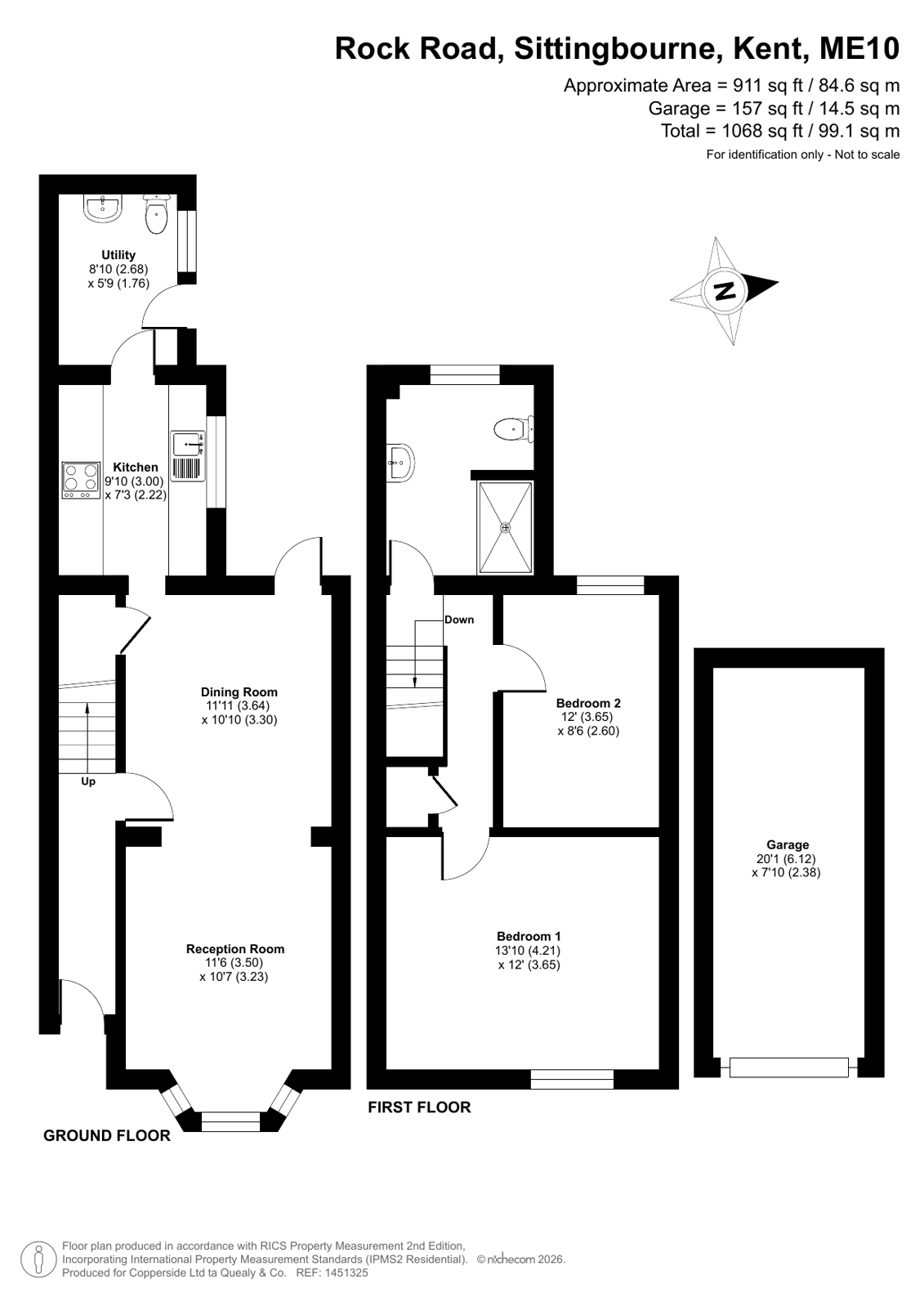 66, Rock Road, Kent floorplan