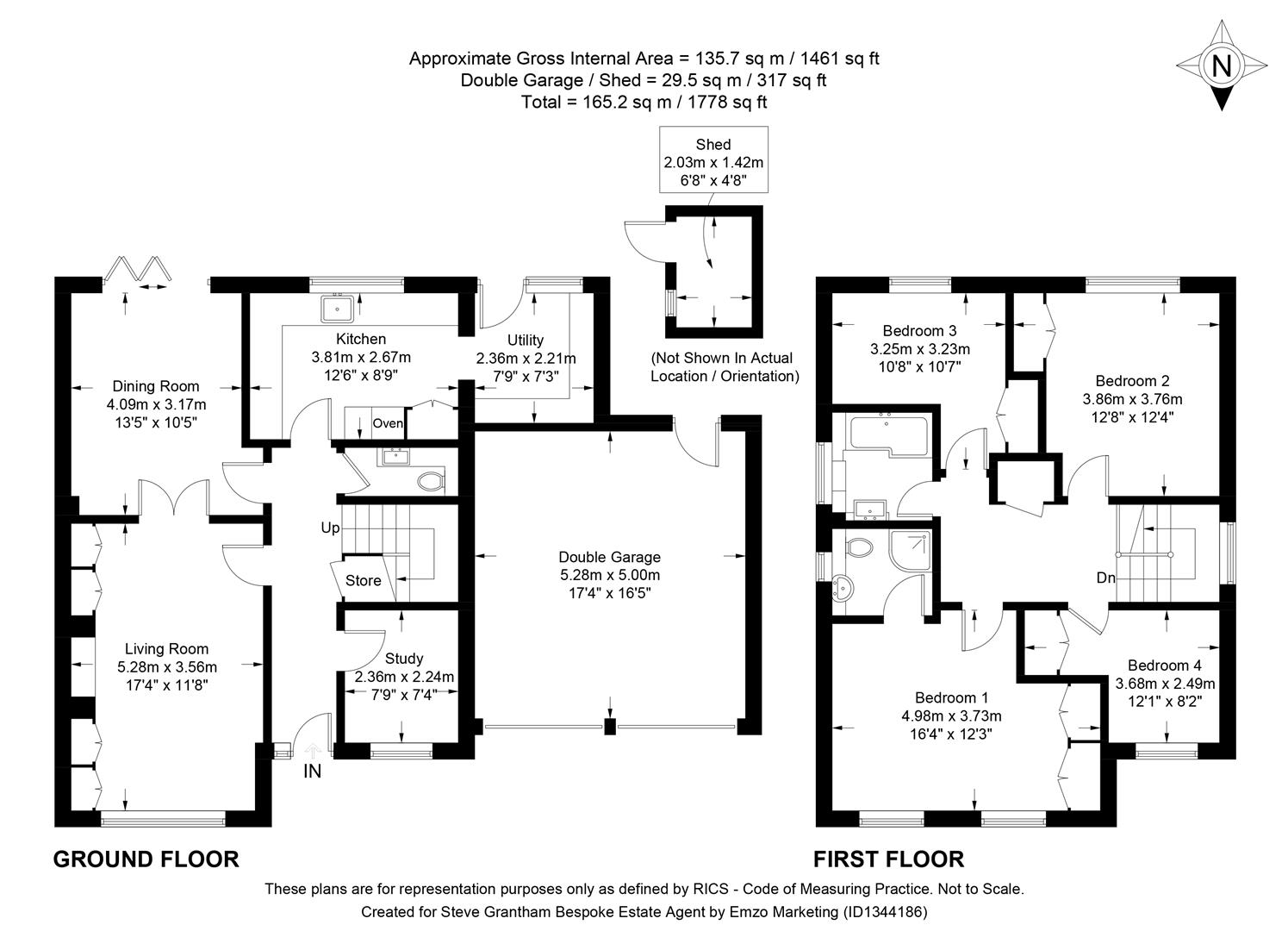 Mallow Close, Waterlooville floorplan