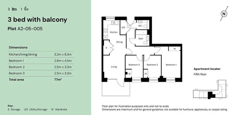 A2-05-005, Marshgate Lane, Stratford - Newham floorplan