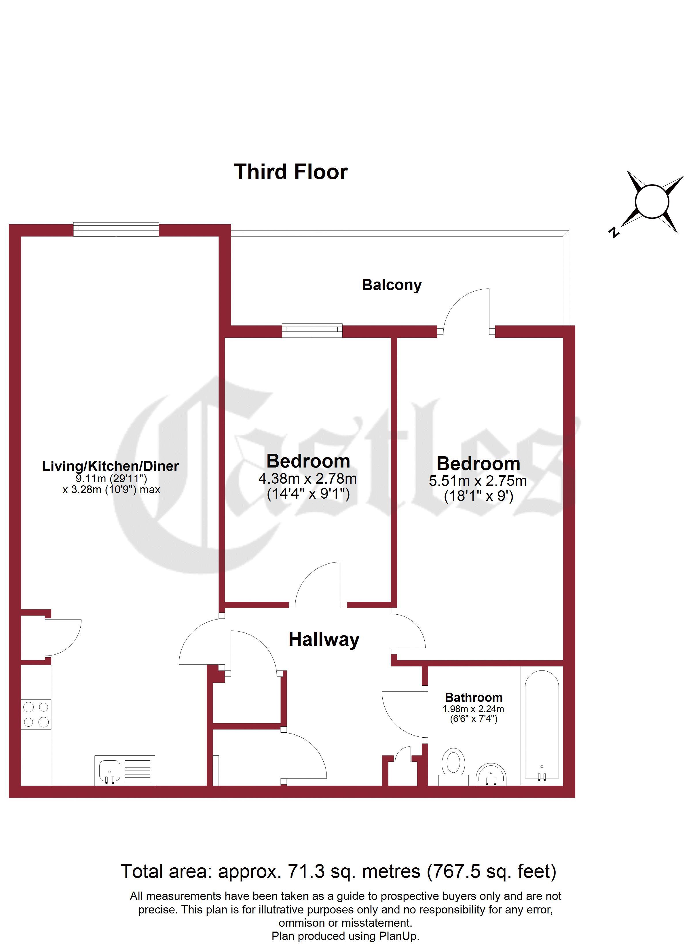 21, Bathurst Square, London floorplan