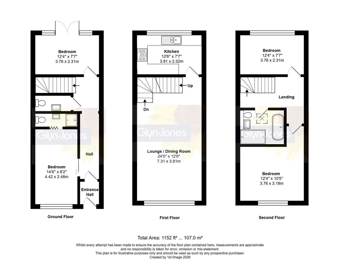 211, Timberleys, Littlehampton floorplan
